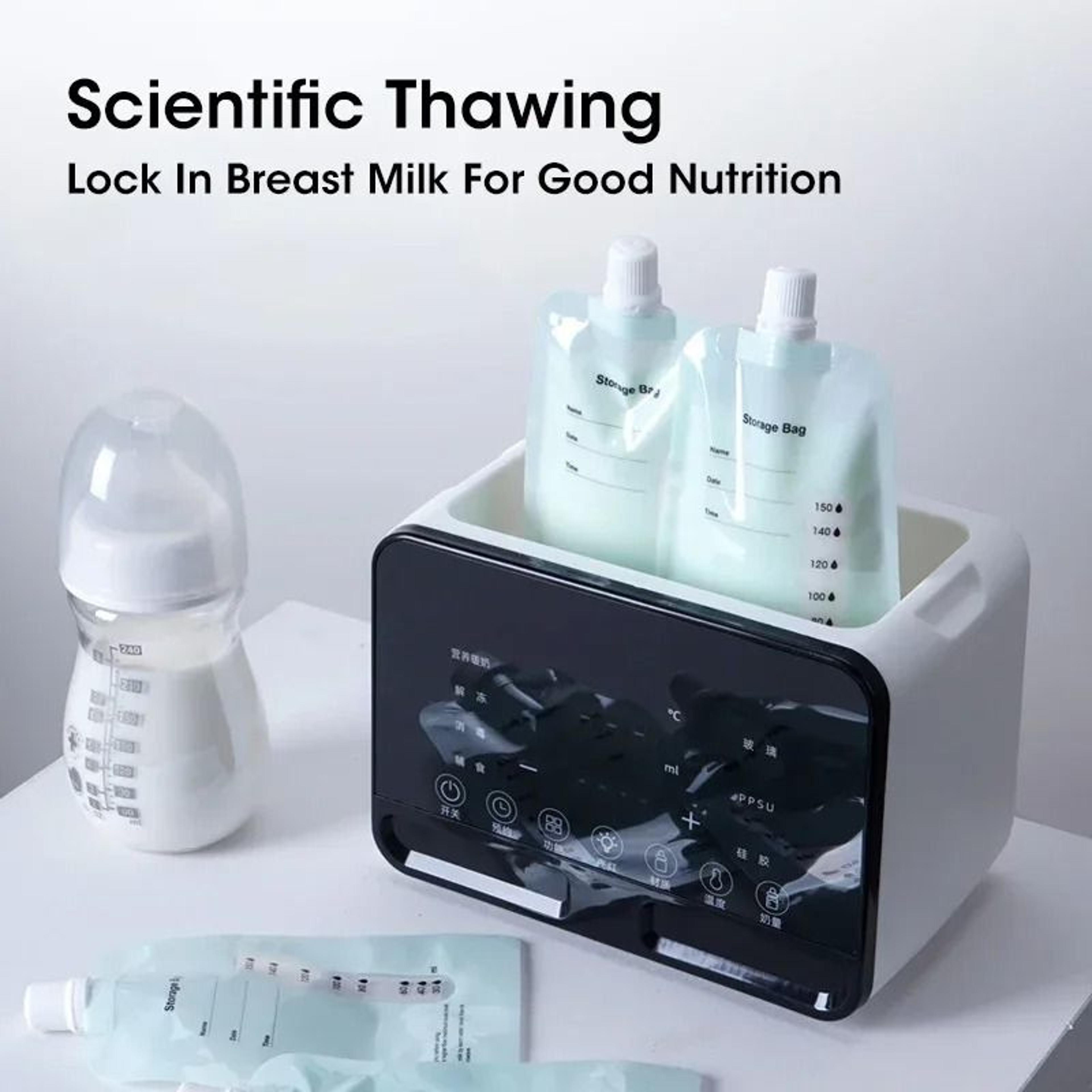 thermostatic baby bottle warmer milk heater with timer
