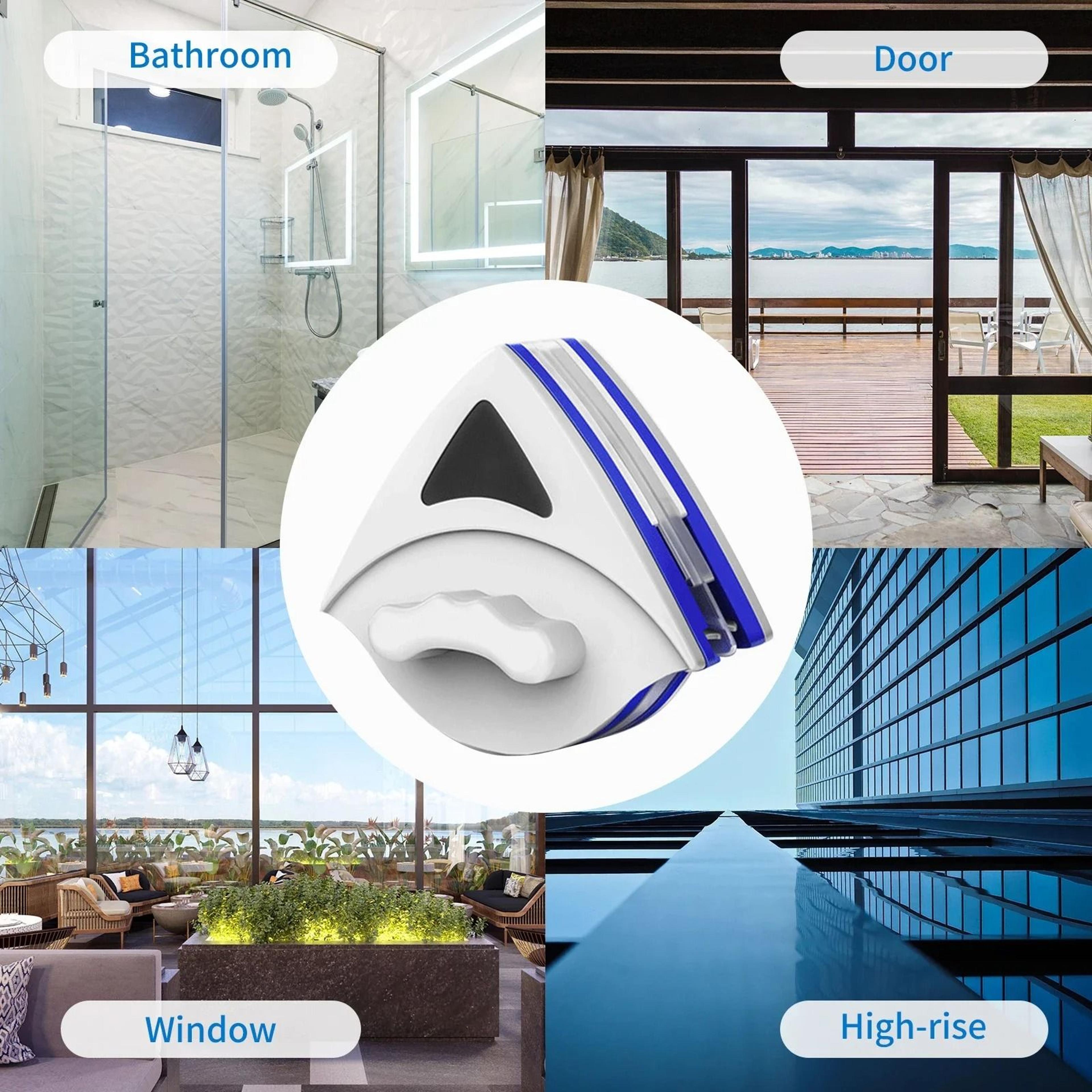 magnetic double sided window cleaner for 3 to 8 mm glass