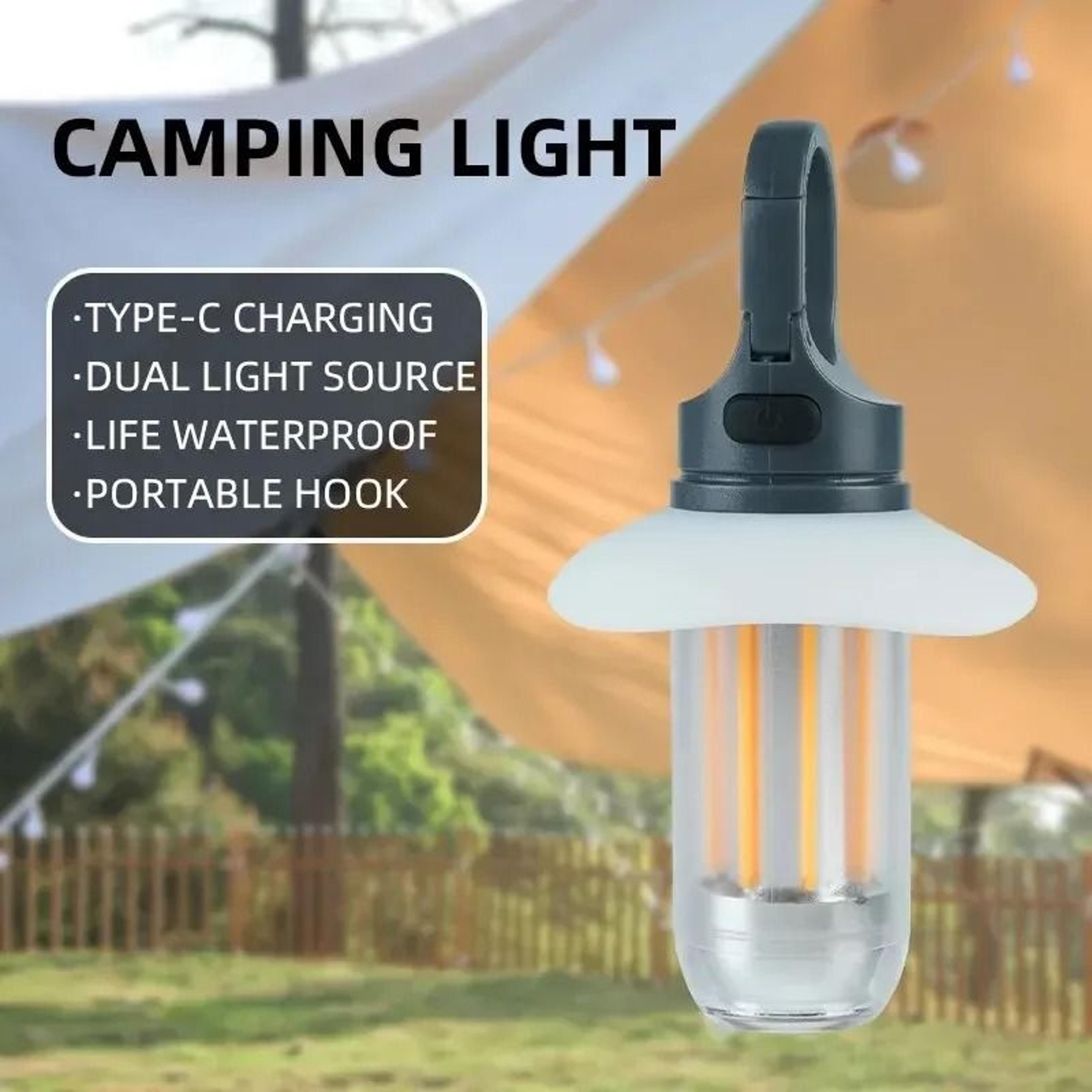 rechargeable multifunctional camping light portable led work flashlight