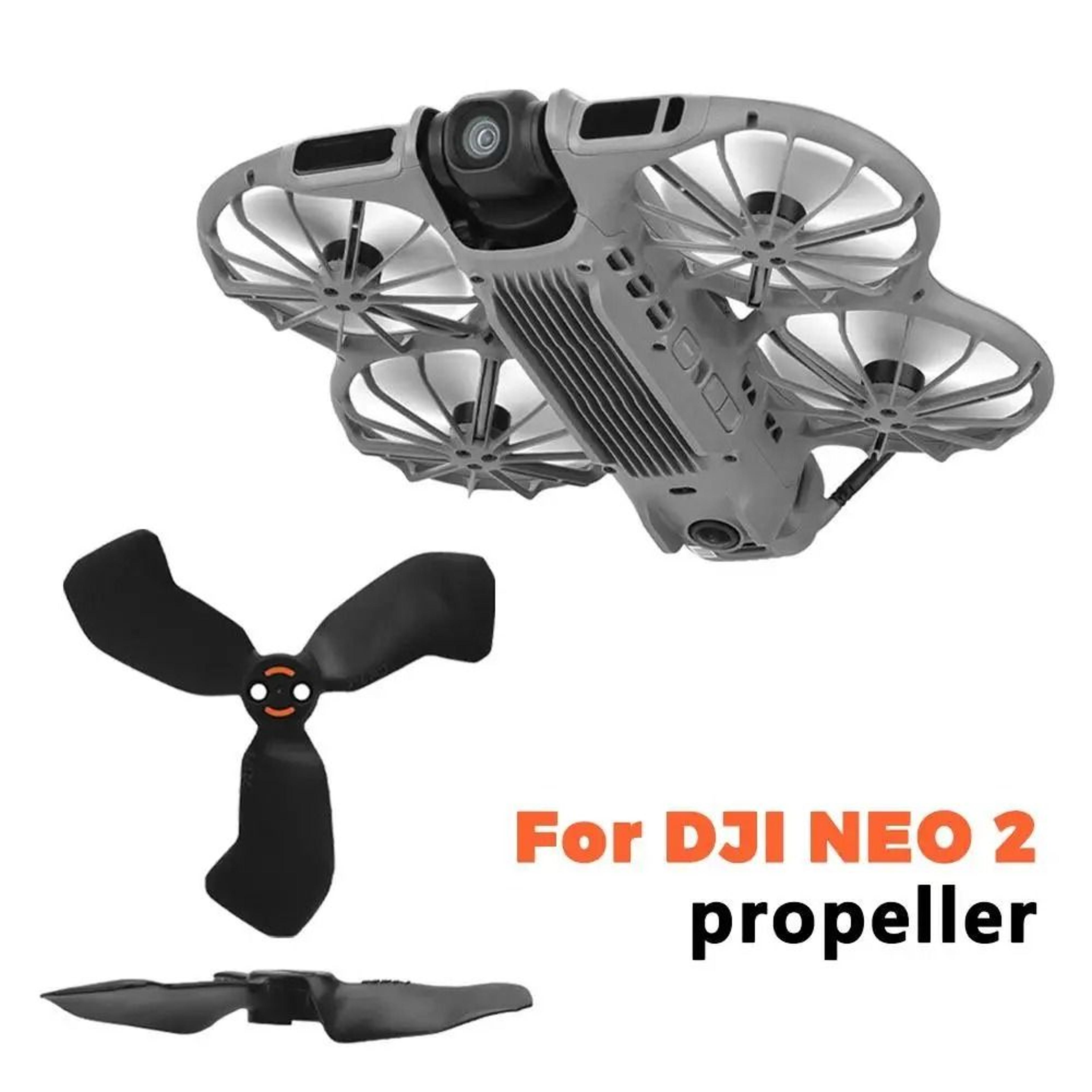 spare propeller set for dji neo 2 drone with screwdriver