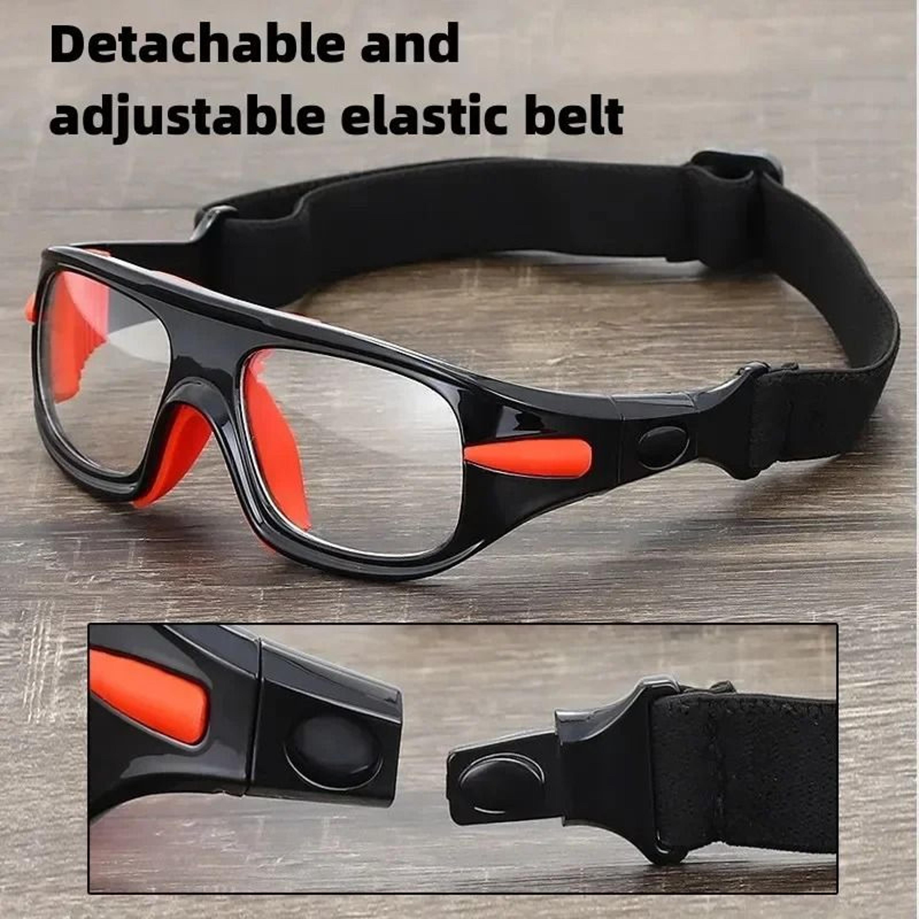 flexible sports eyeglasses frame with strap for basketball soccer and football