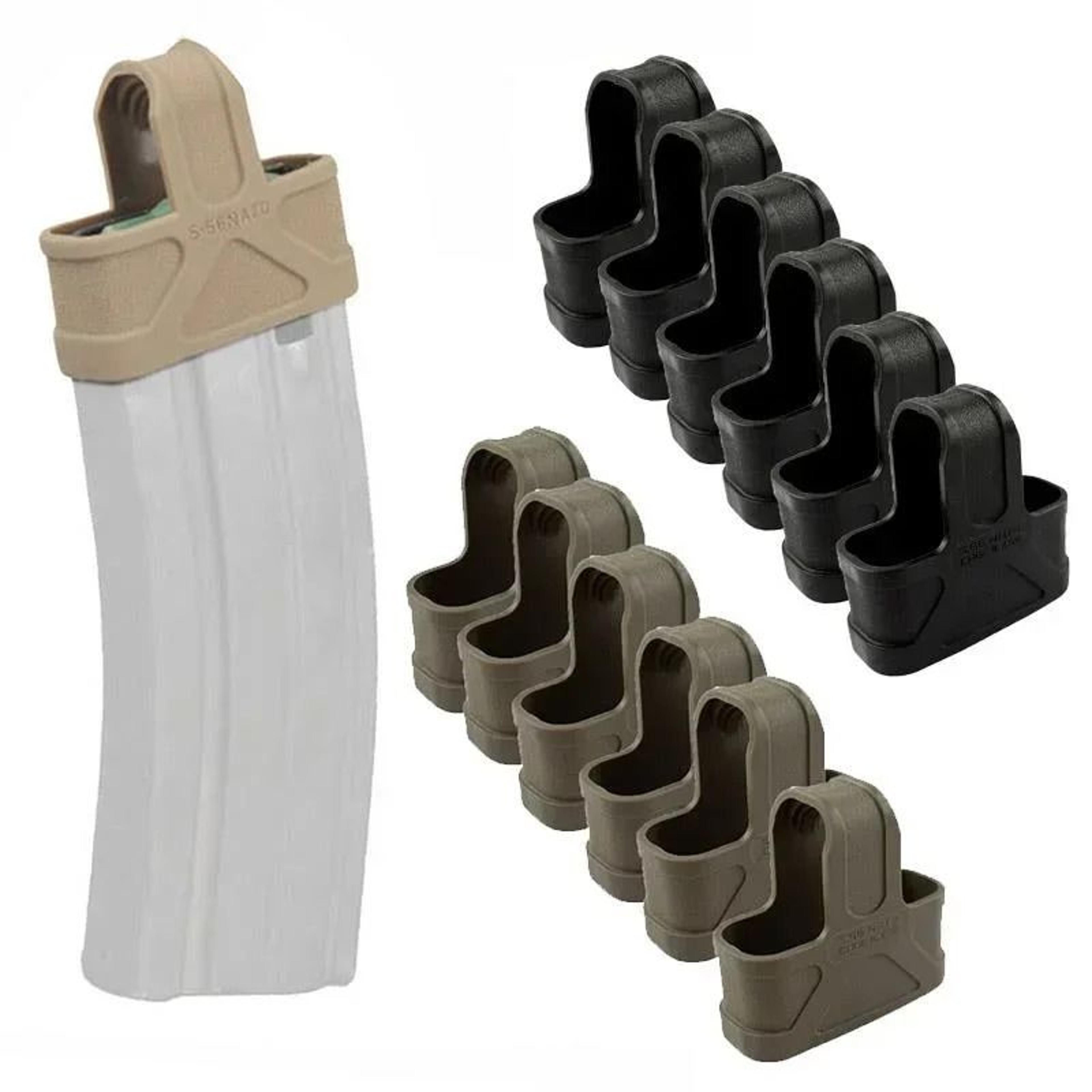 tactical magazine pull assist rubber holster loops set for airsoft and paintball