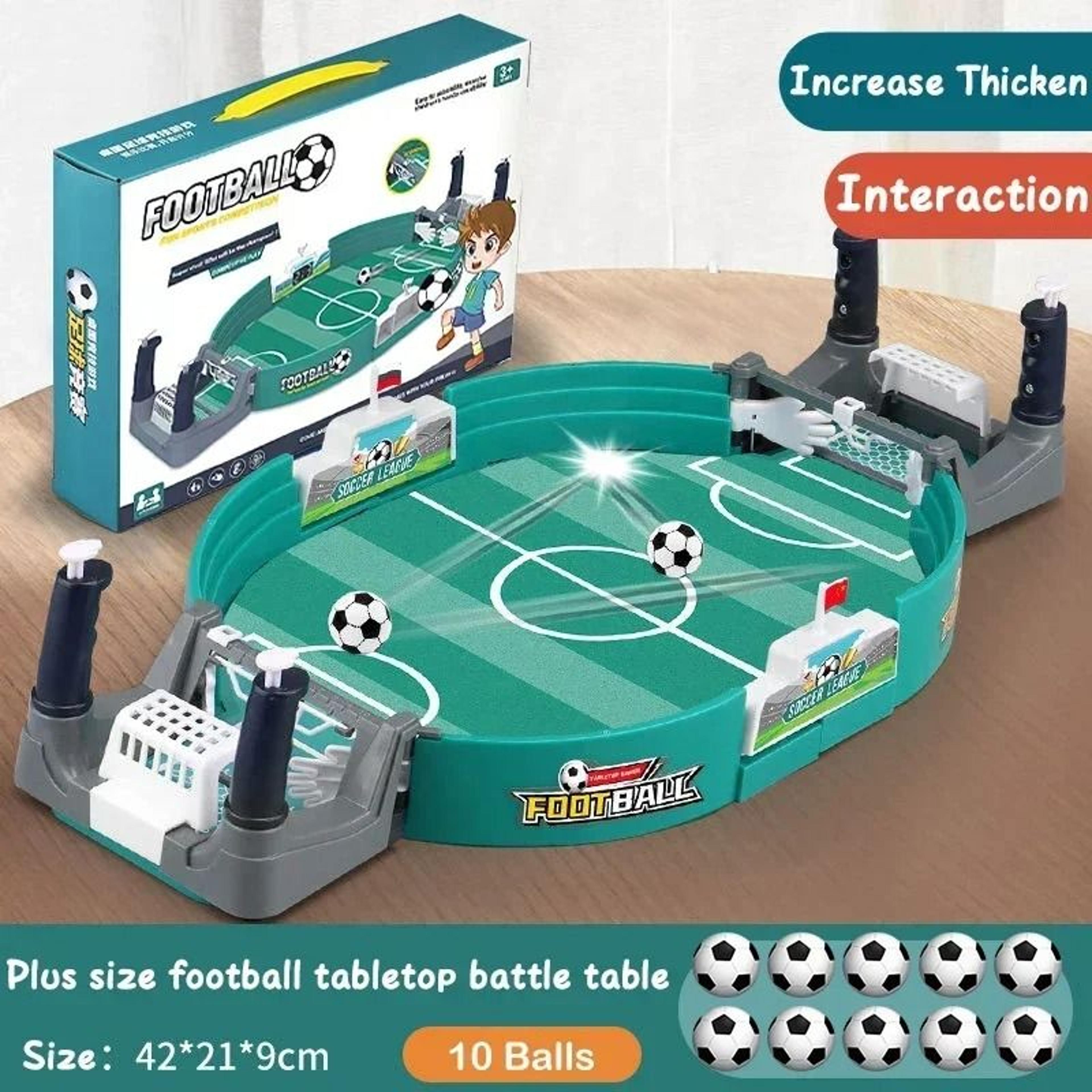 mini foosball tabletop soccer game board for indoor play