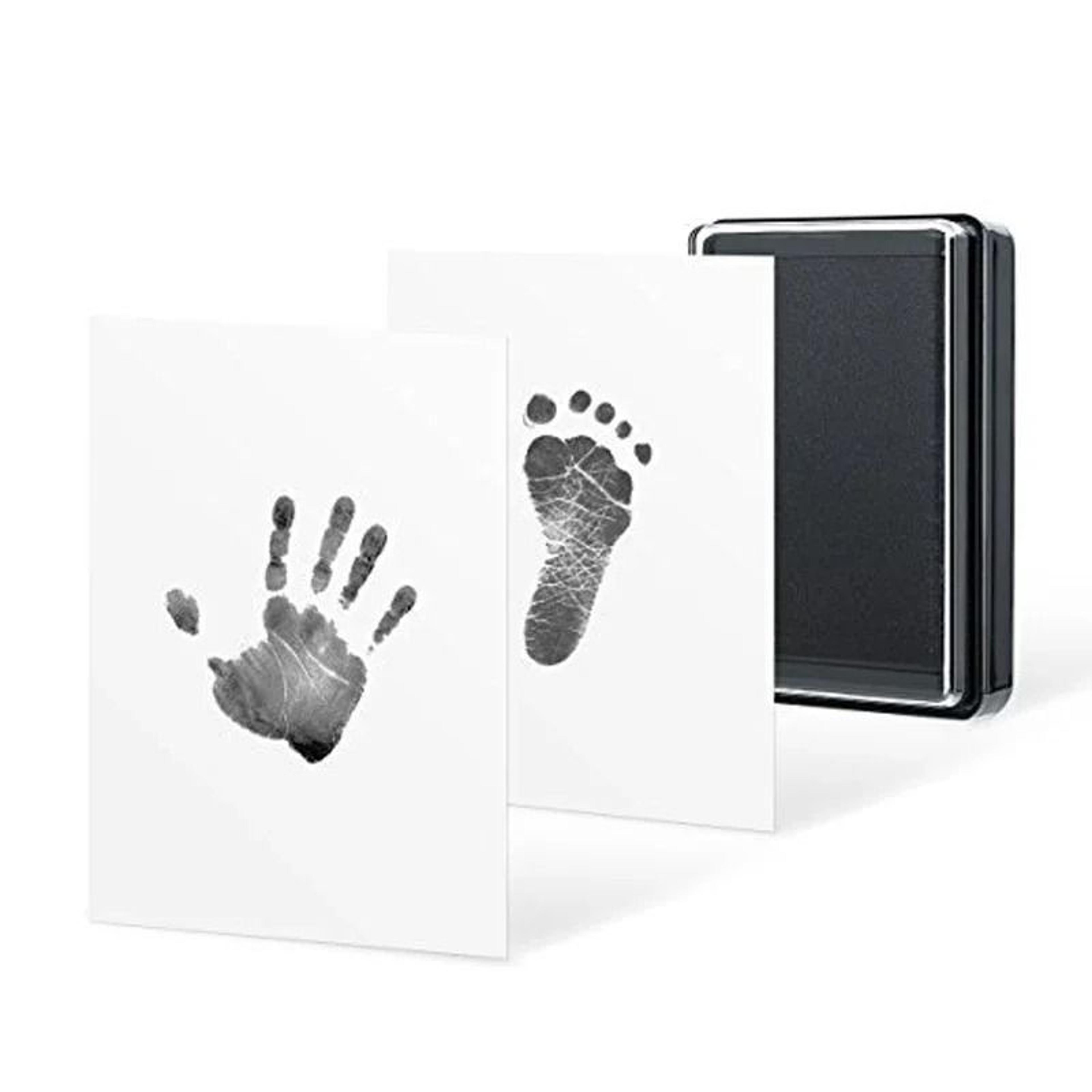 baby handprint footprint imprint kit non-toxic newborn ink pad souvenir for baby care