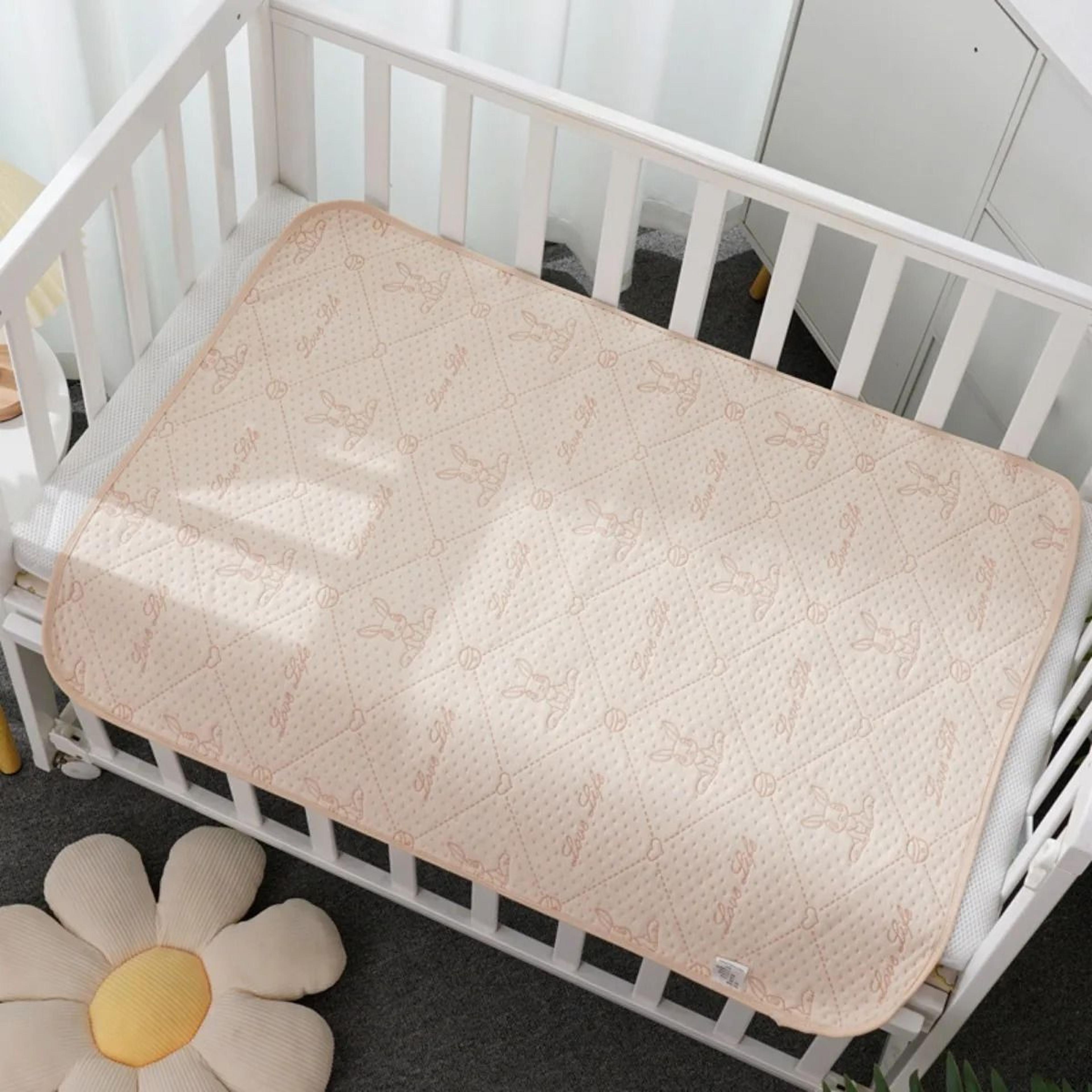 diaper changing pad waterproof washable reusable cotton nappy mat for newborn and infant