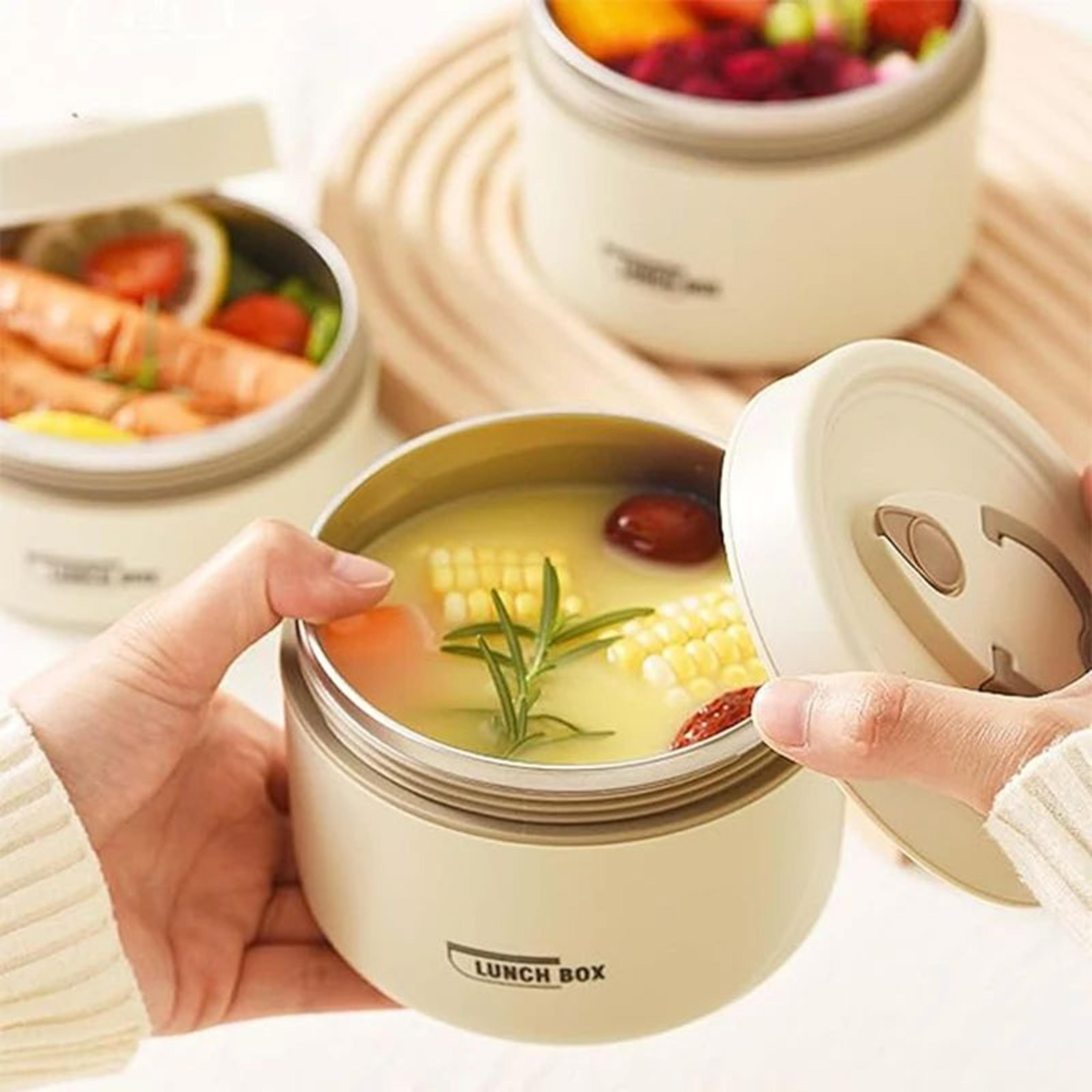 insulated lunch container set for work and school, leak-resistant fresh meals