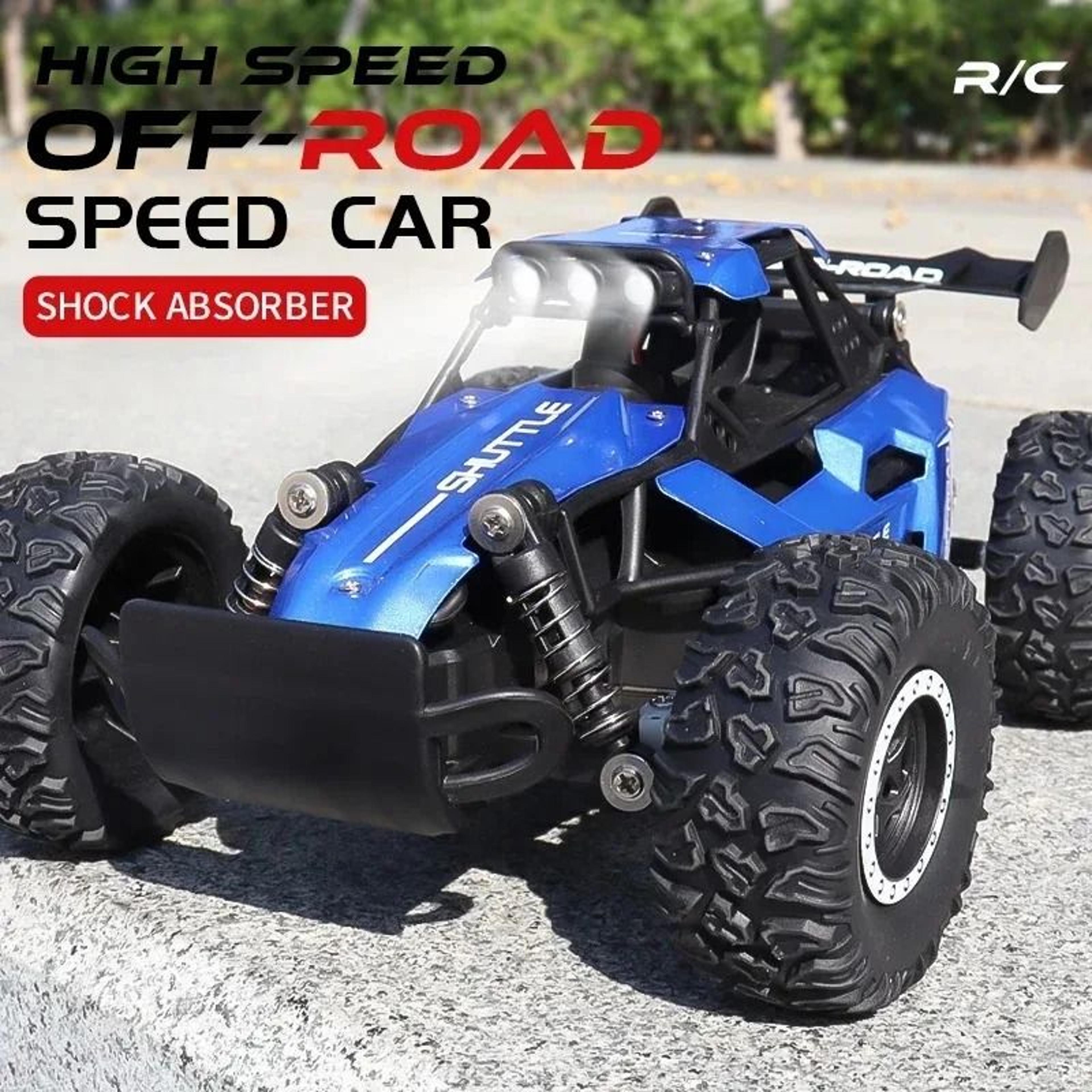 high-speed 1 16 rc off-road car 20km/h with led lights and 2.4g remote control