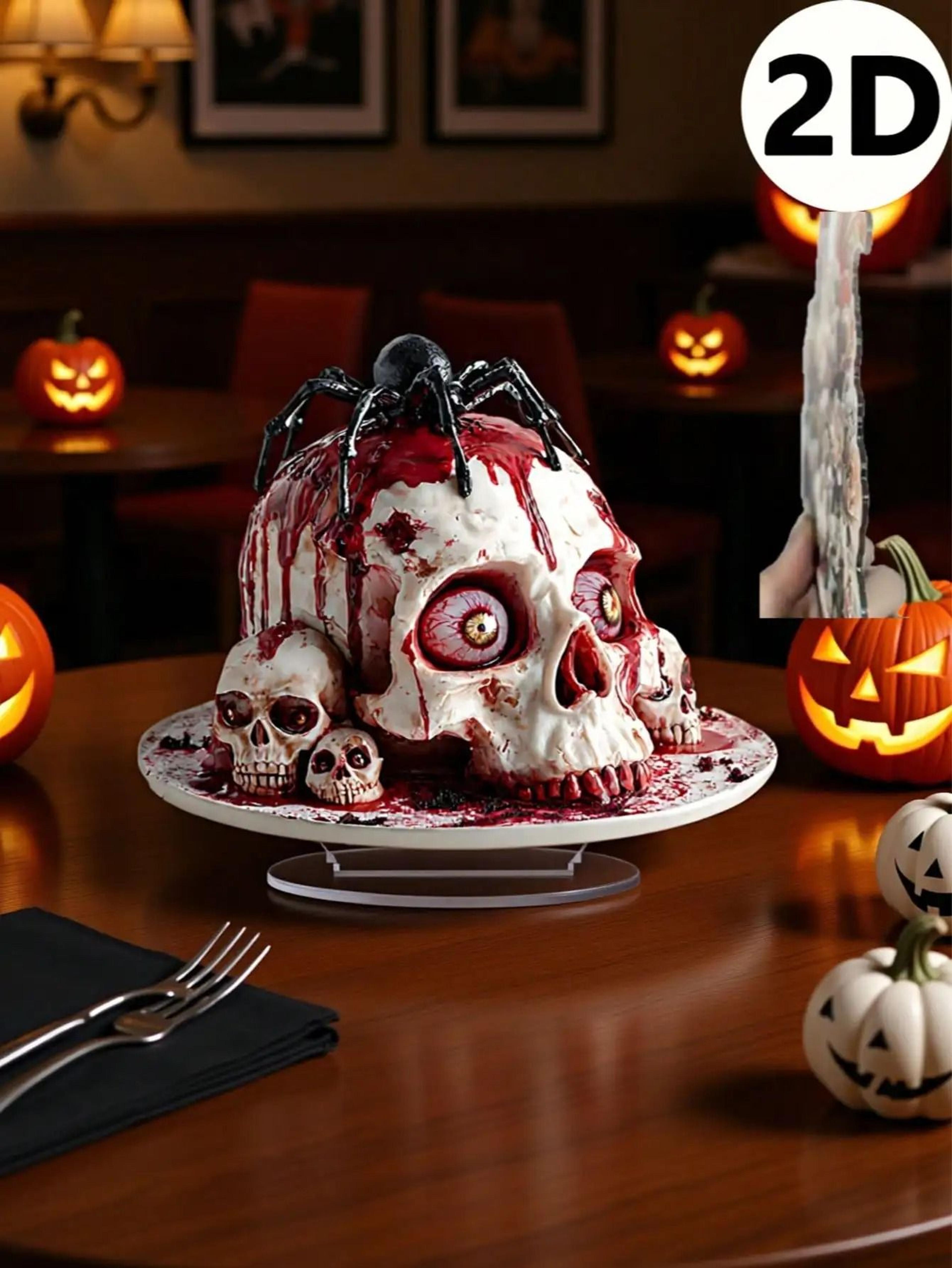 skeleton spider terror eye desktop ornament for pallasara terror chamber decoration