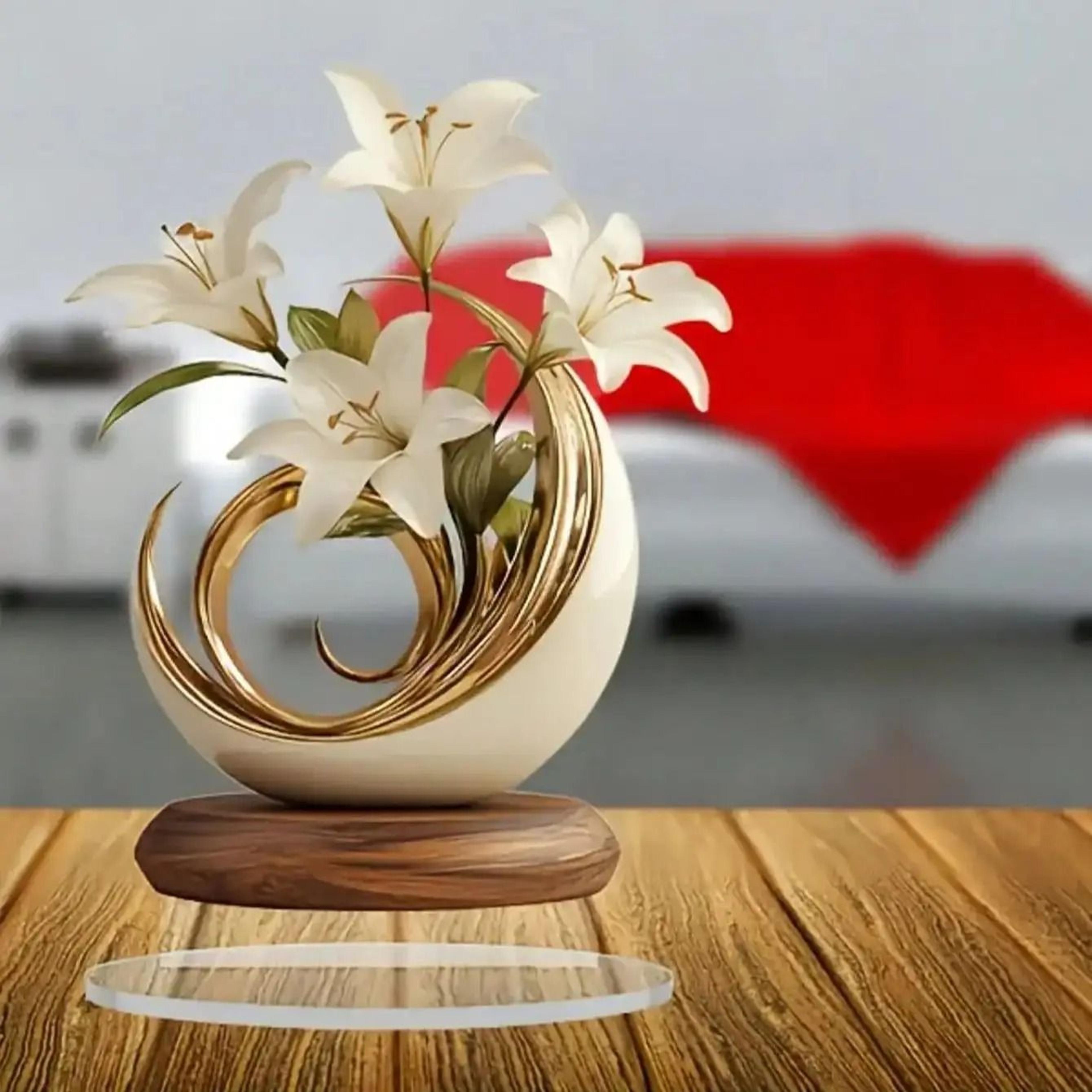 table flower decoration desktop plaque for living room bedroom and office