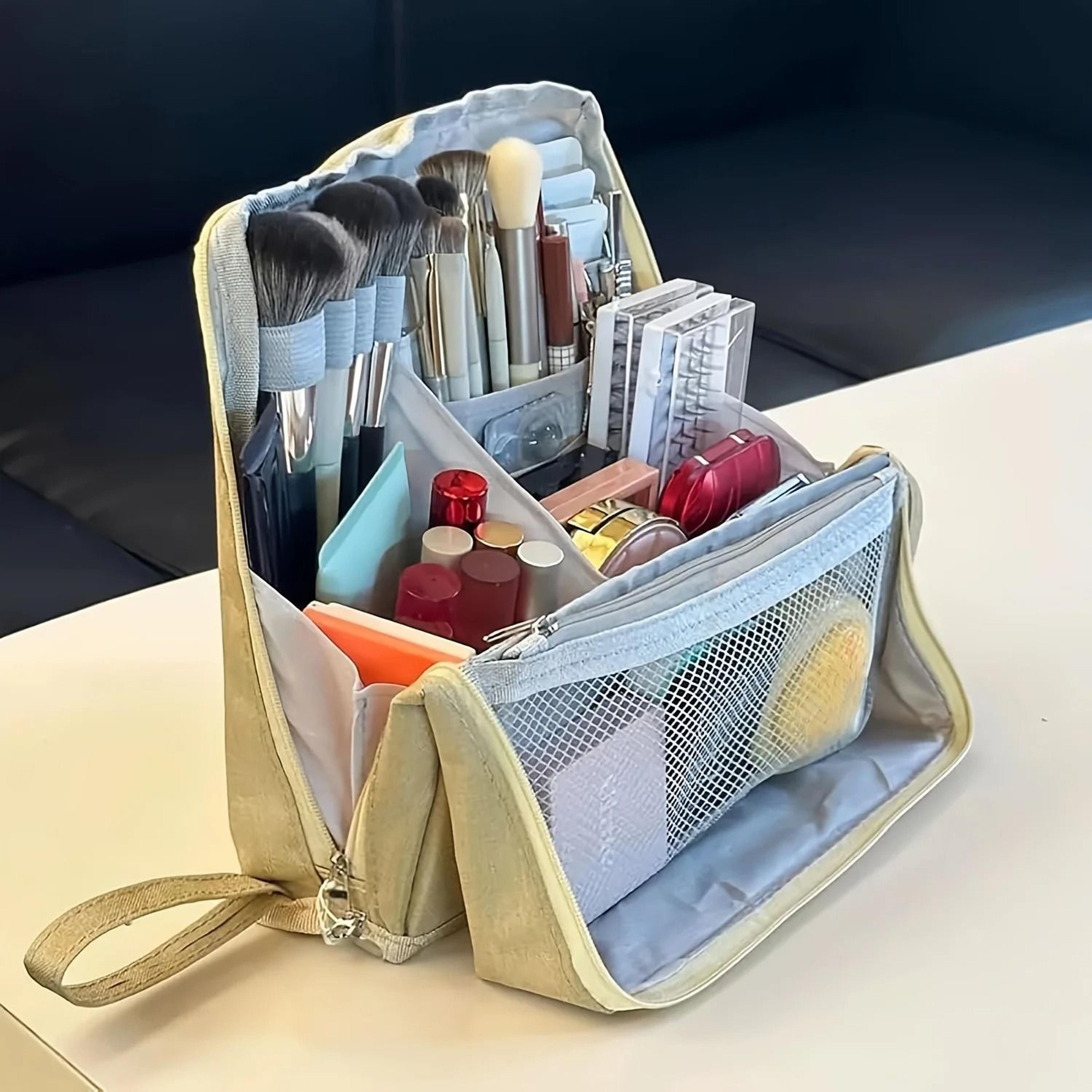 1pc standing makeup bag multifunctional large capacity high-quality travel cosmetic organizer
