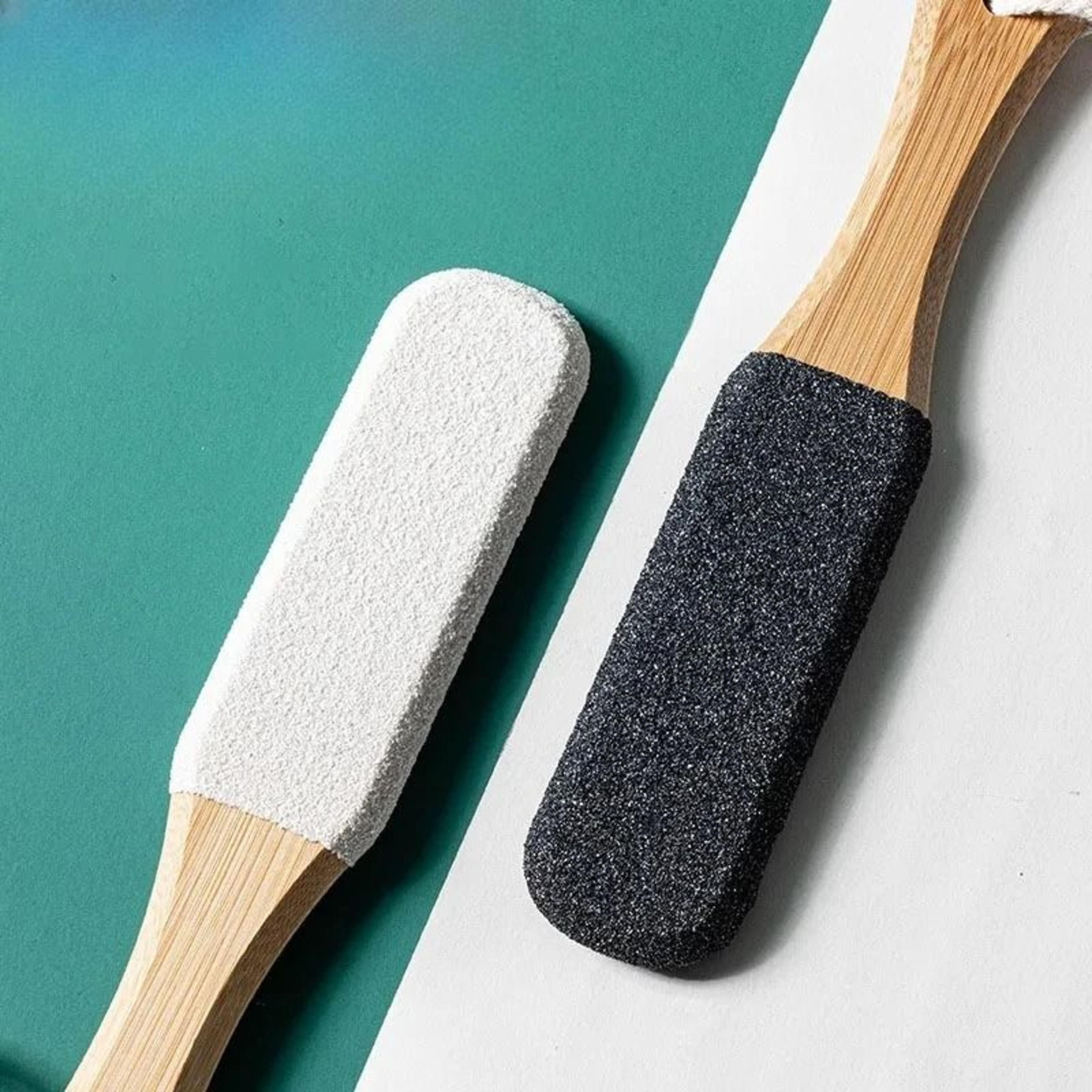professional pedicure tool pumice stone foot scrubber for callus removal & exfoliation