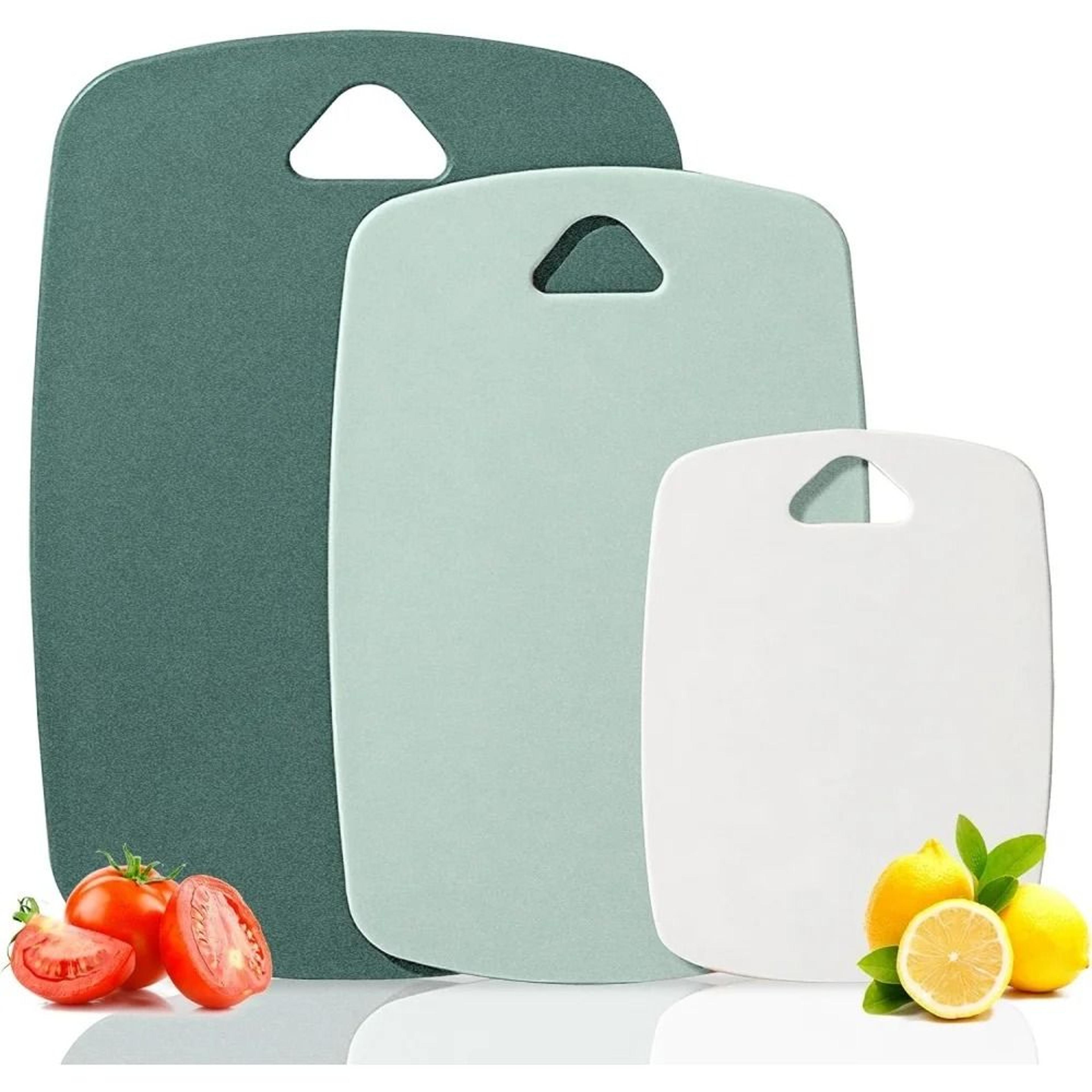 premium minimalist plastic cutting board – high-aesthetic multifunctional prep surface for fruits & baby food