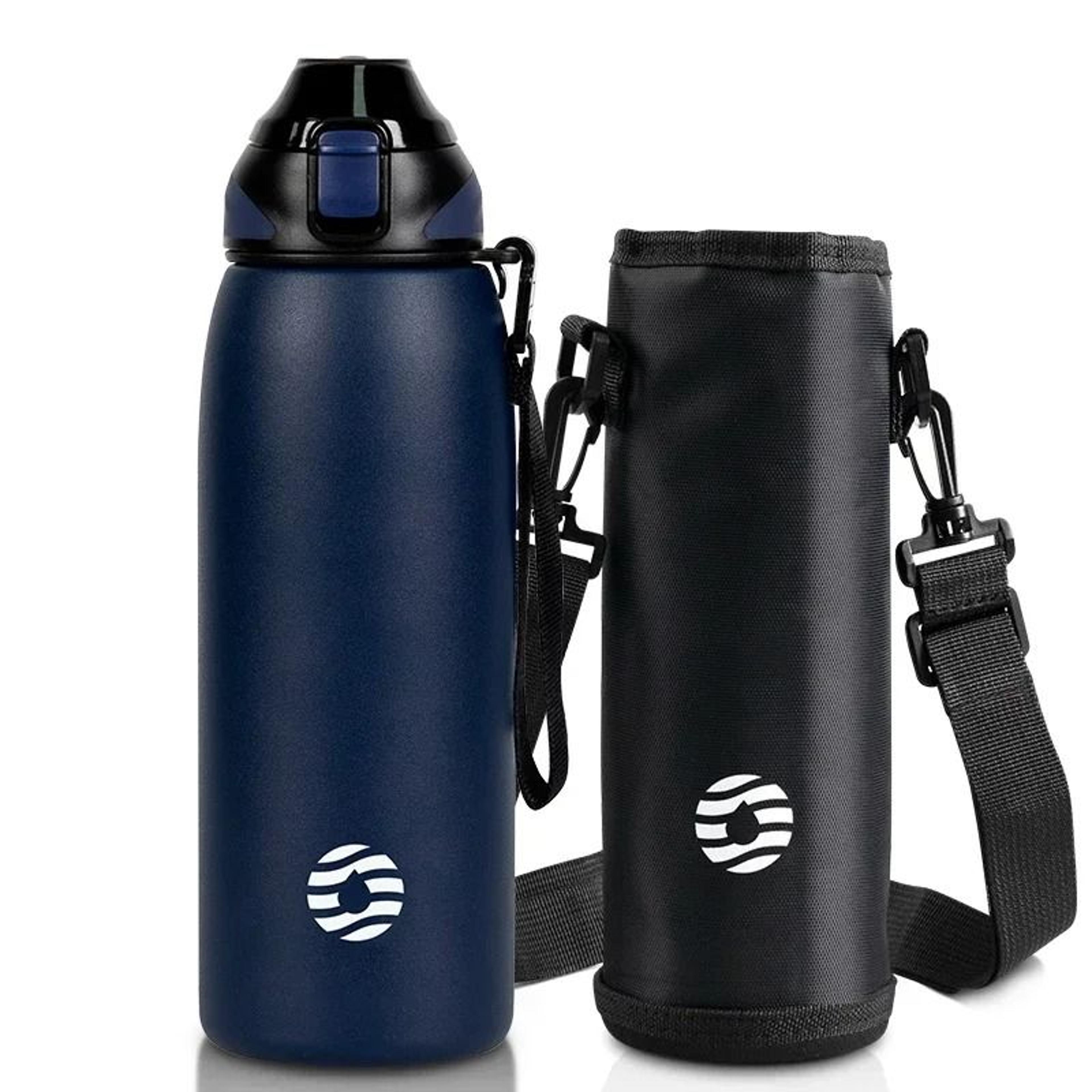feijian stainless steel vacuum sports bottle – portable travel water bottle for hot & cold drinks