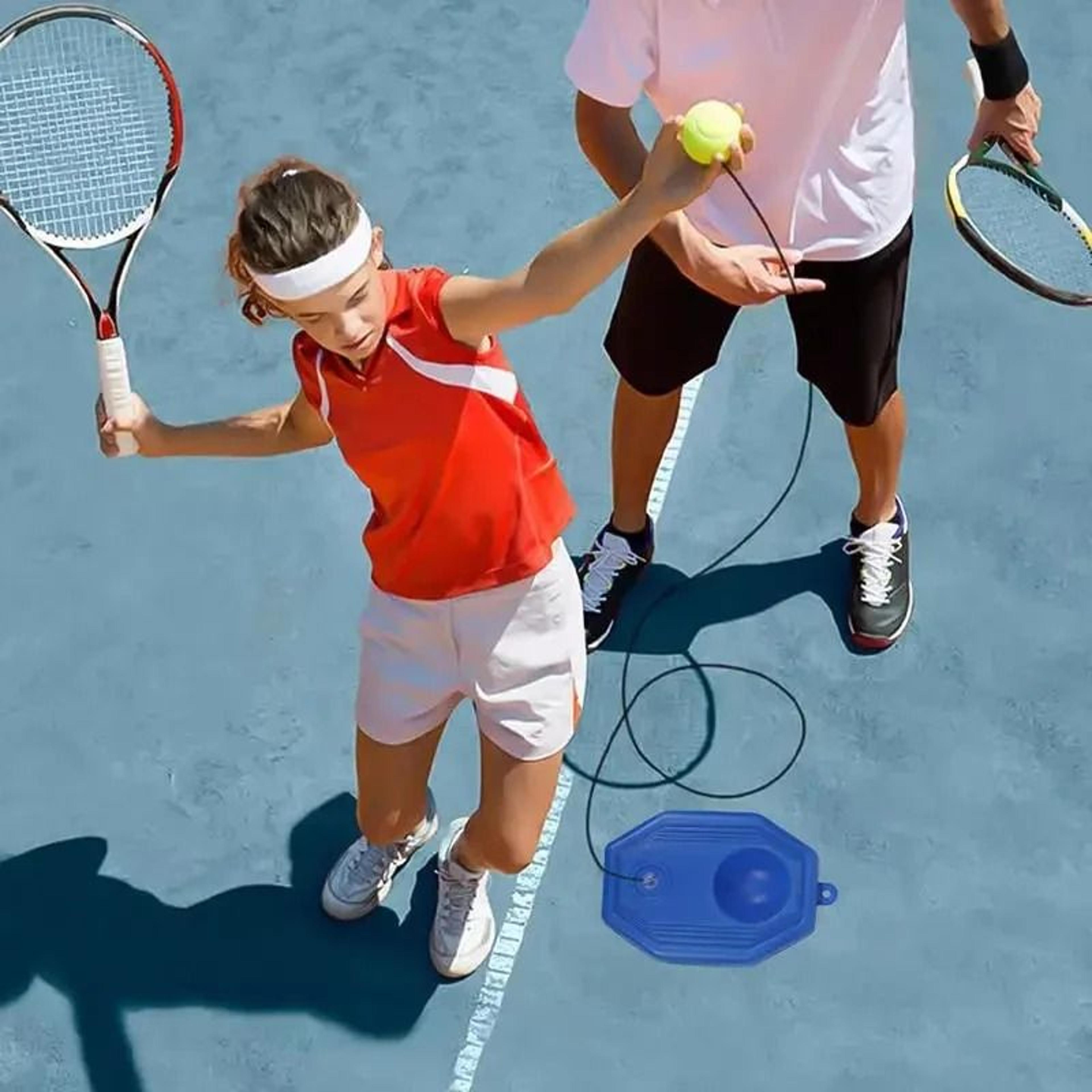 professional tennis training ball trainer – indoor self-study rebound tool for tennis practice