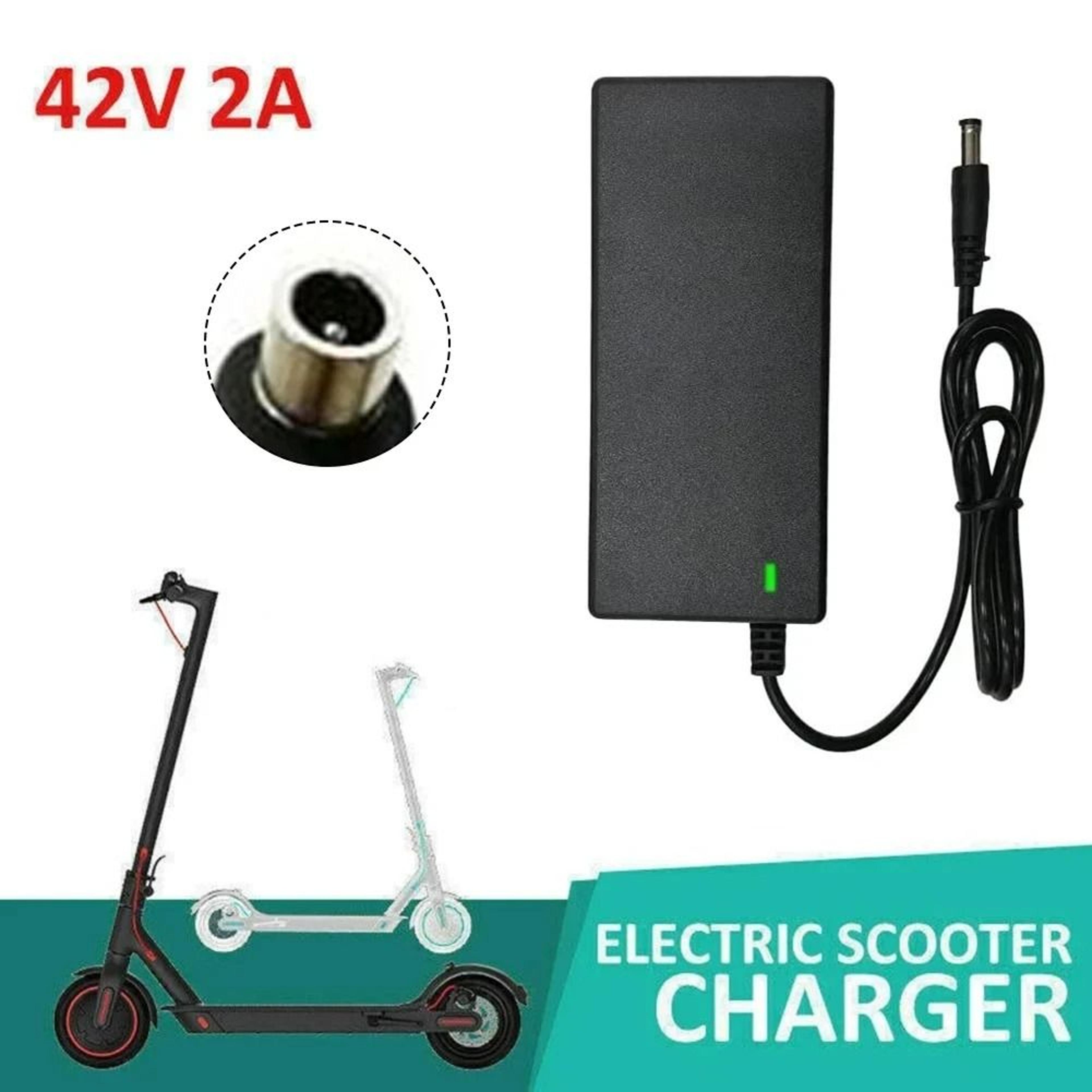 premium 42v 2a electric scooter charger – ac 100-240v power adapter for lithium batteries