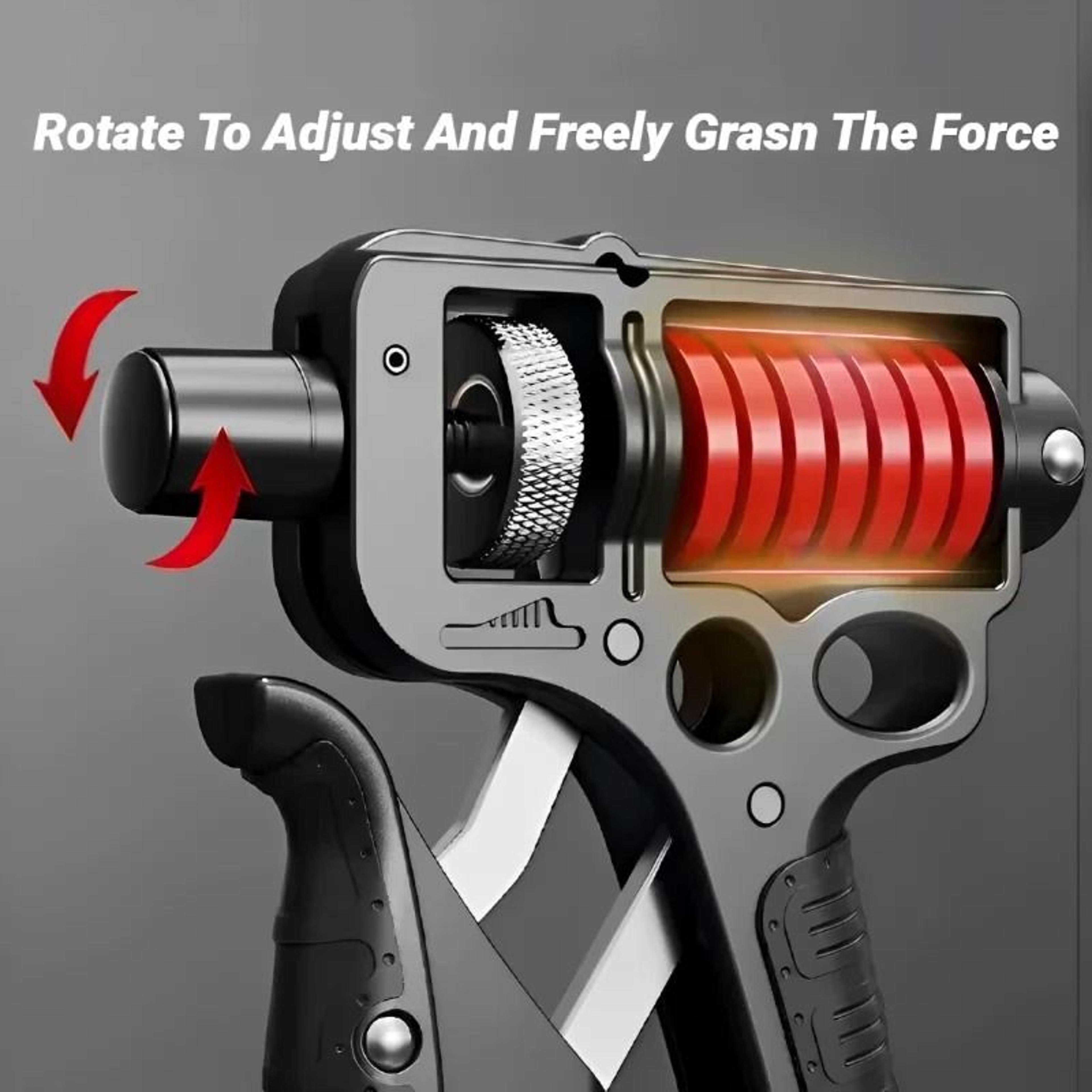 adjustable hand grip strengthener – 5kg to 165kg heavy-duty forearm & finger trainer