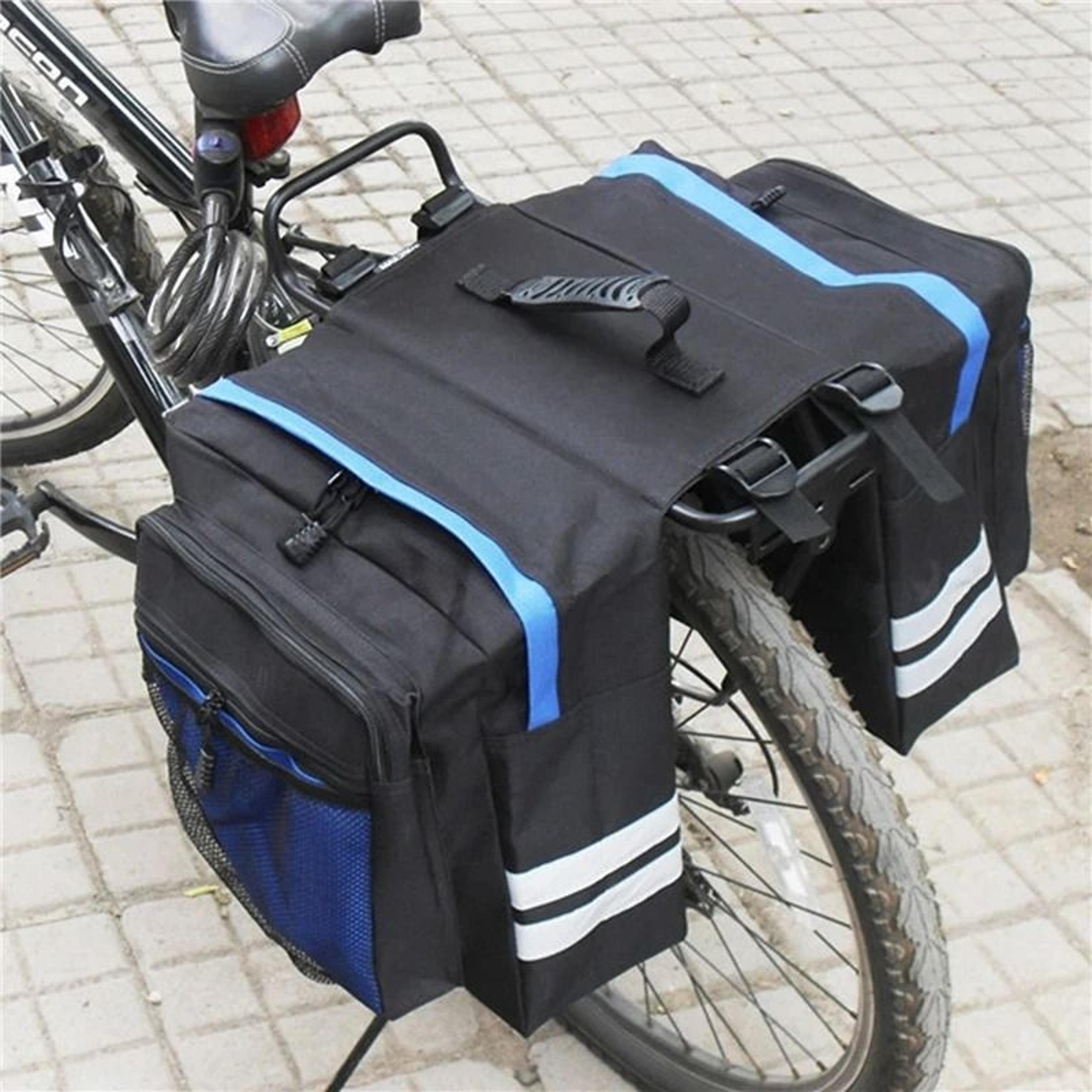 heavy-duty mtb bicycle carrier bag – waterproof rear rack trunk pannier for long-distance travel