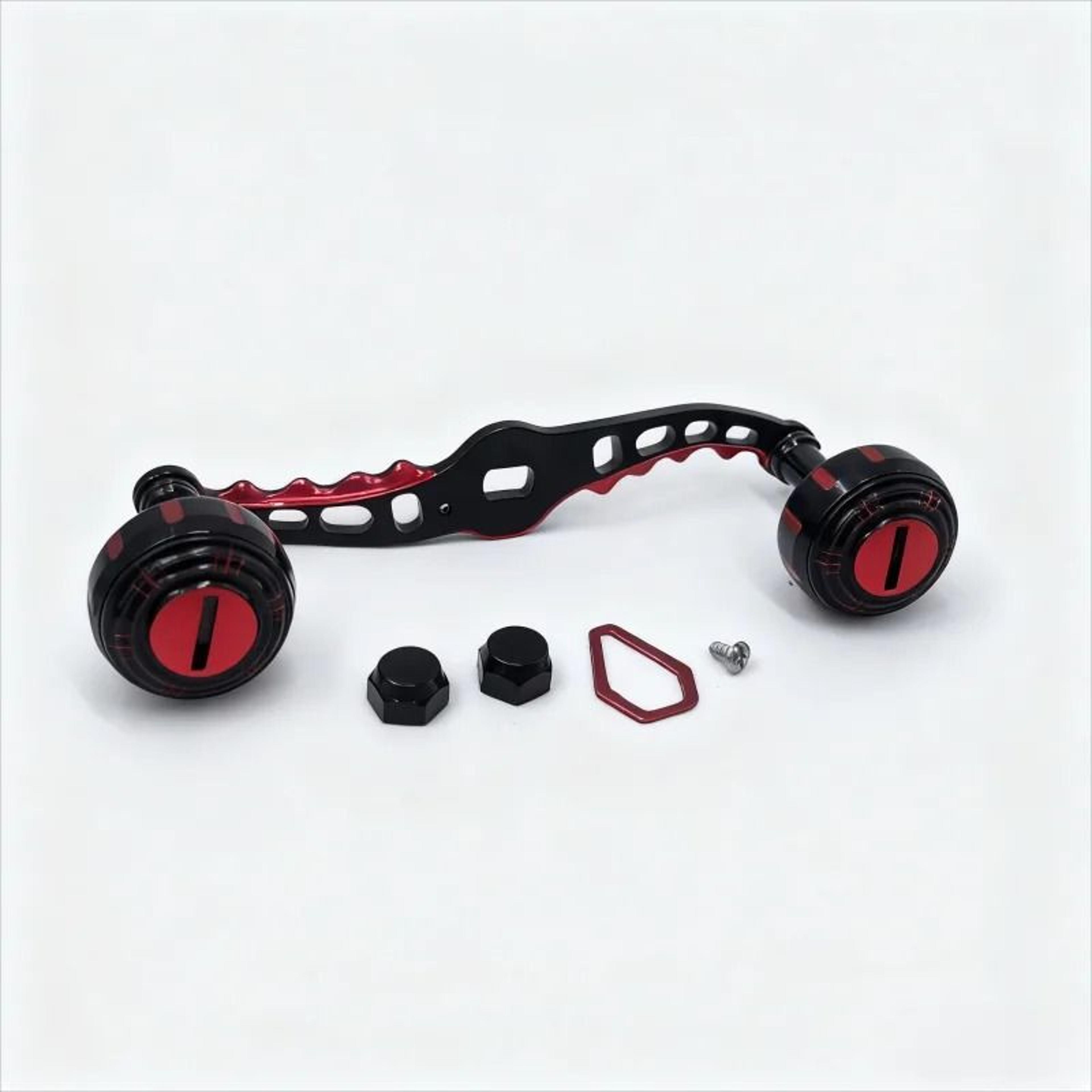 lightweight carbon fiber baitcasting reel handle upgrade kit – metal eva knobs for spinning rod modification