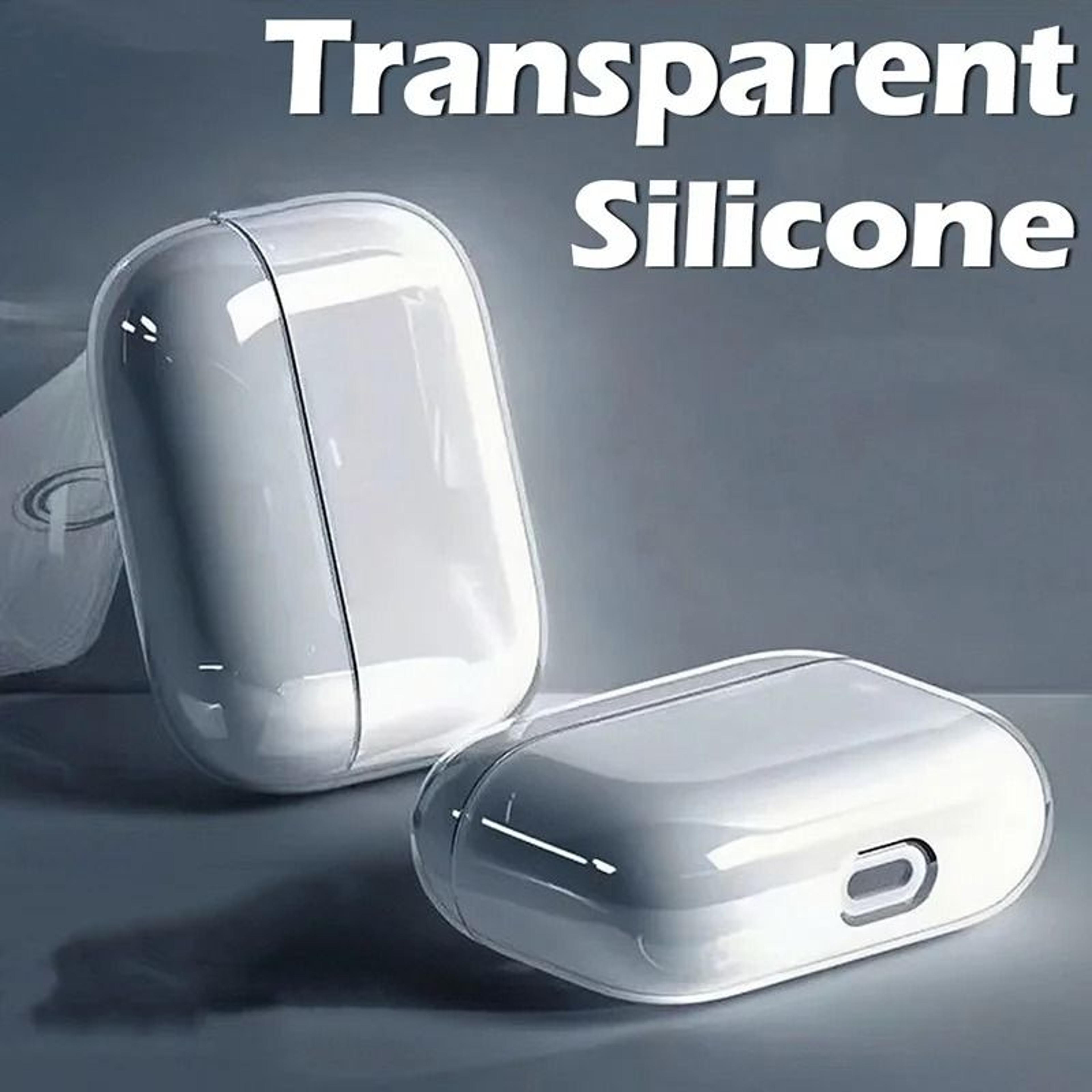 transparent soft tpu case for airpods – shockproof protective cover for pro 1, pro 2, & gen 1/2/3