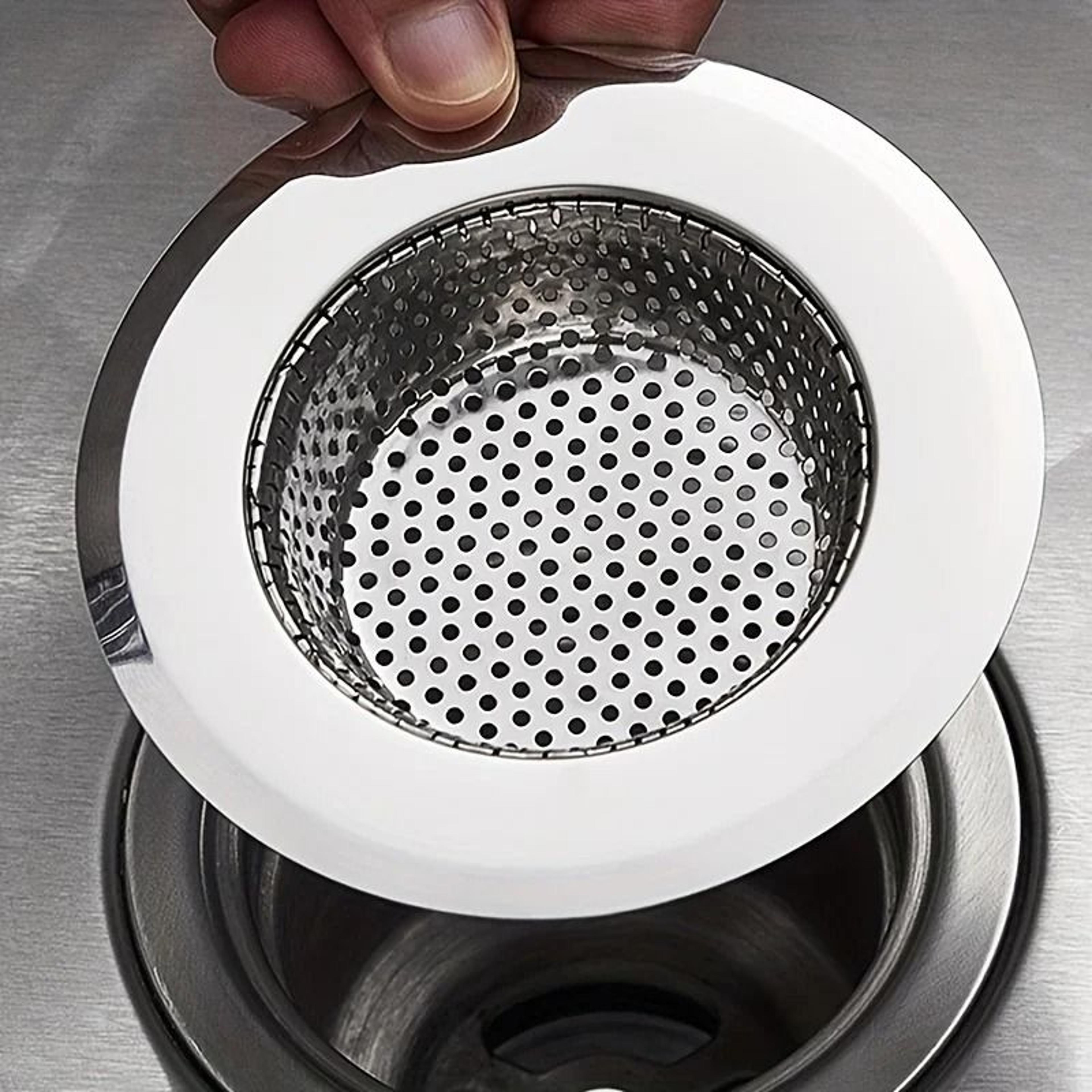 stainless steel kitchen sink filter 4.5 inch diameter 304 stainless steel drain strainer for kitchen sinks