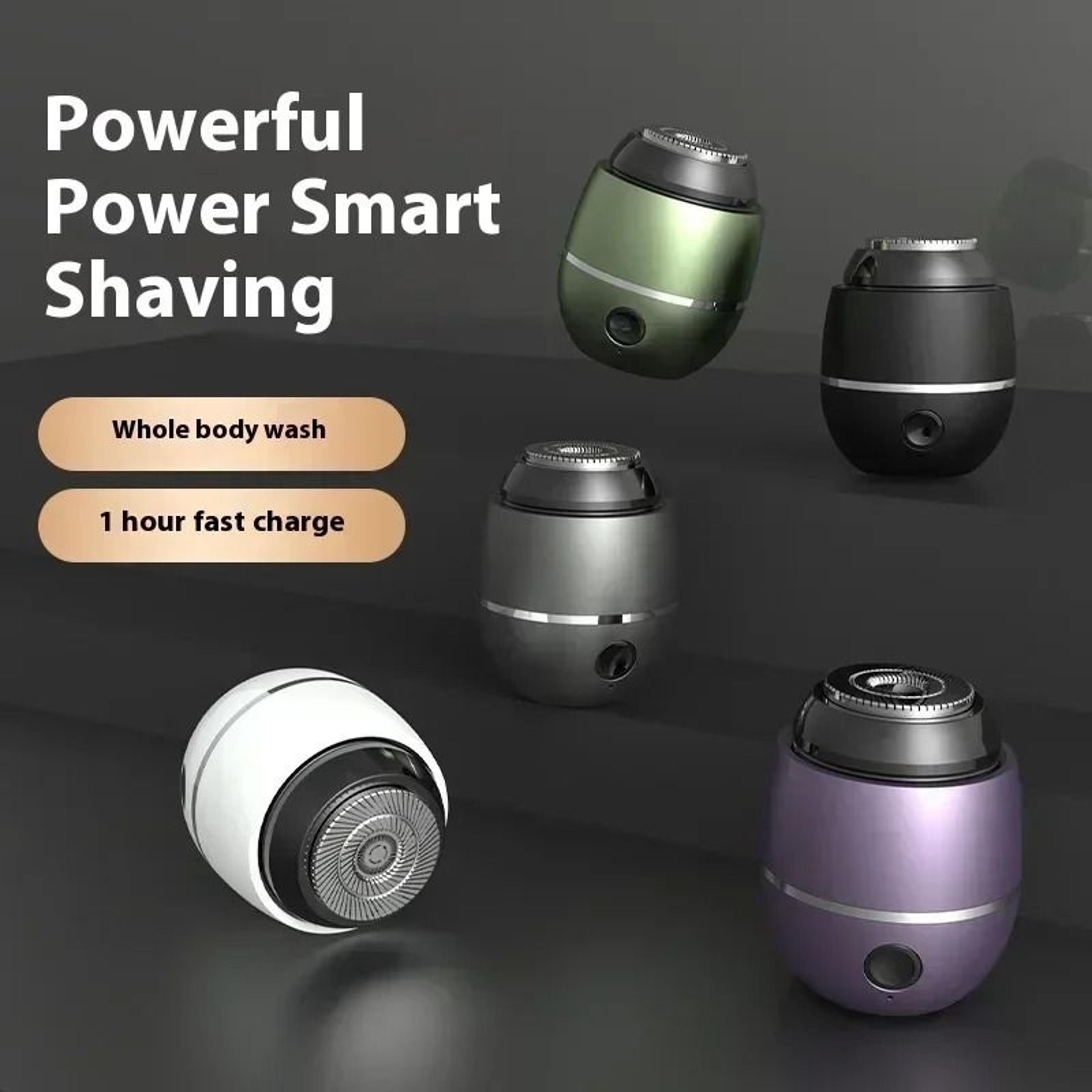 mini travel electric shaver for men smart usb rechargeable waterproof portable razor beard trimmer