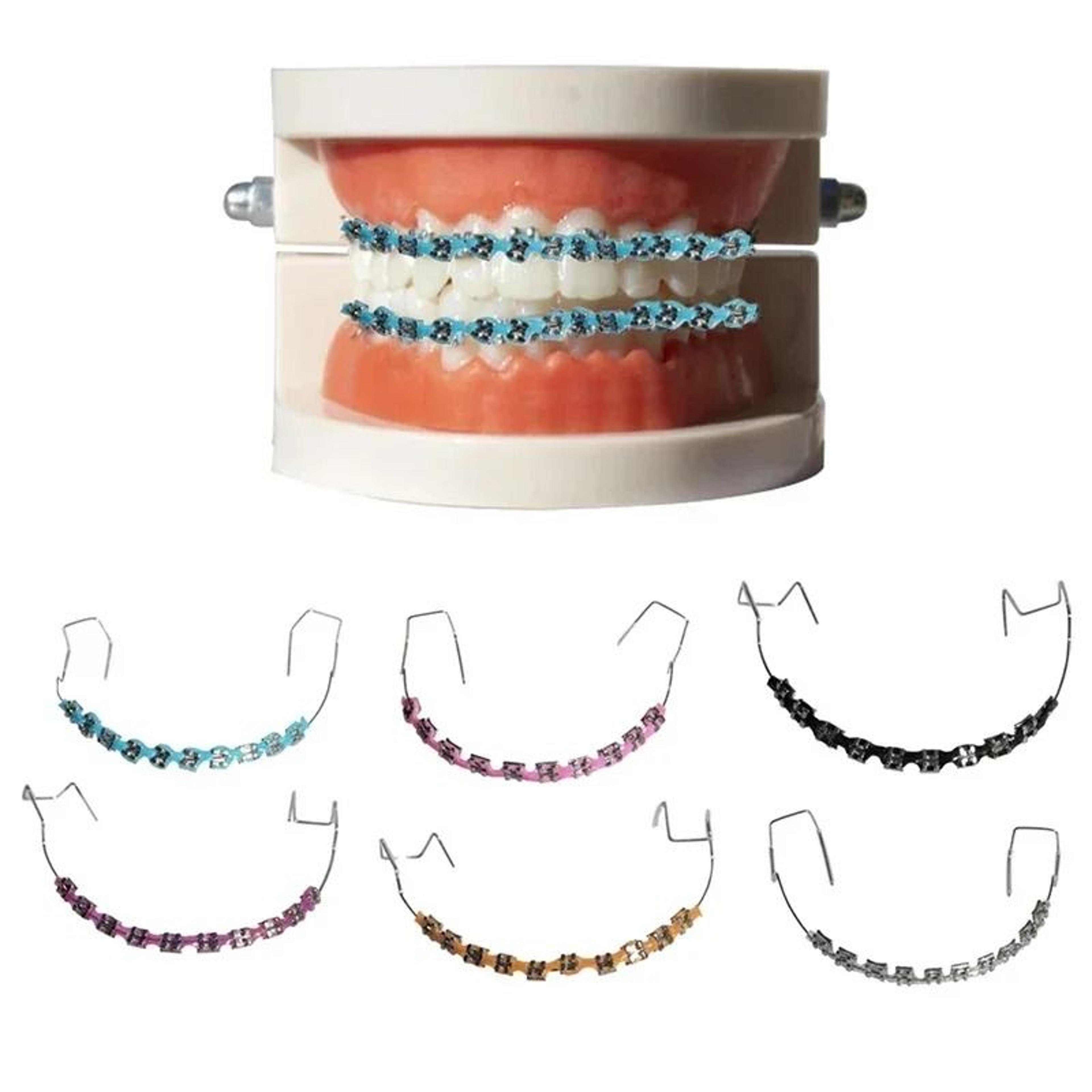fashion braces colorful temporary tooth decoration