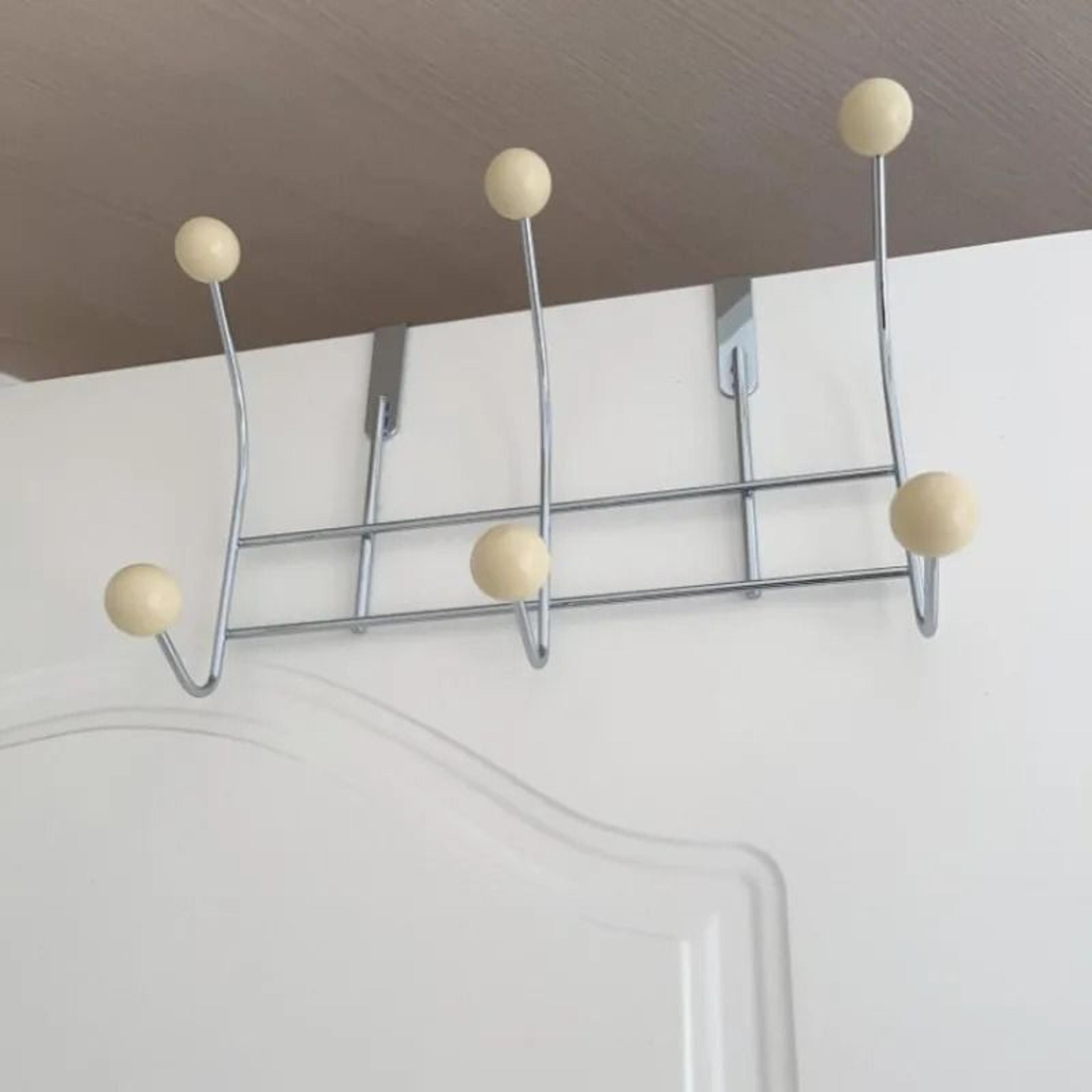 household wrought iron over-the-door storage hook
