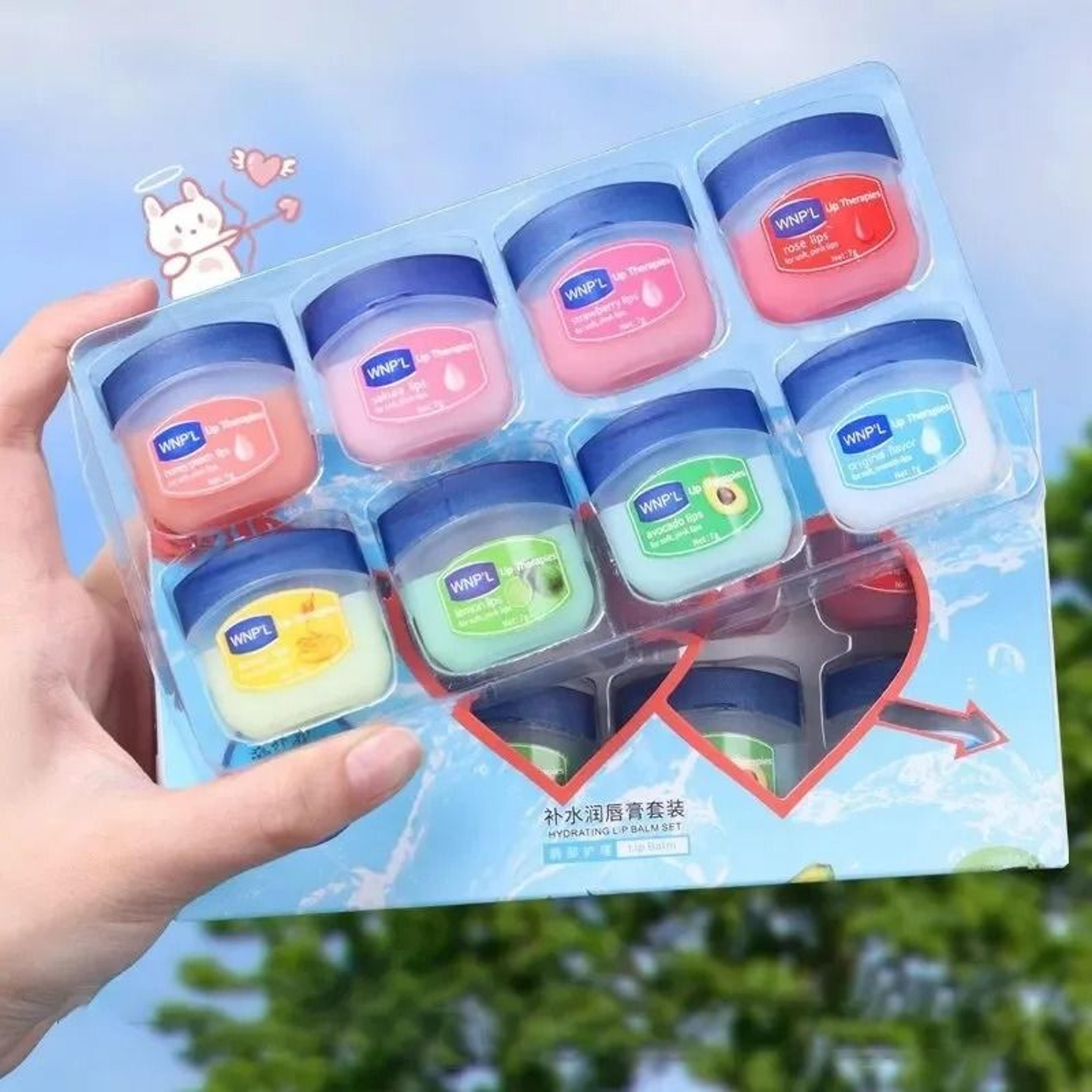 moisturizing jelly lip balm set – natural plant-based care