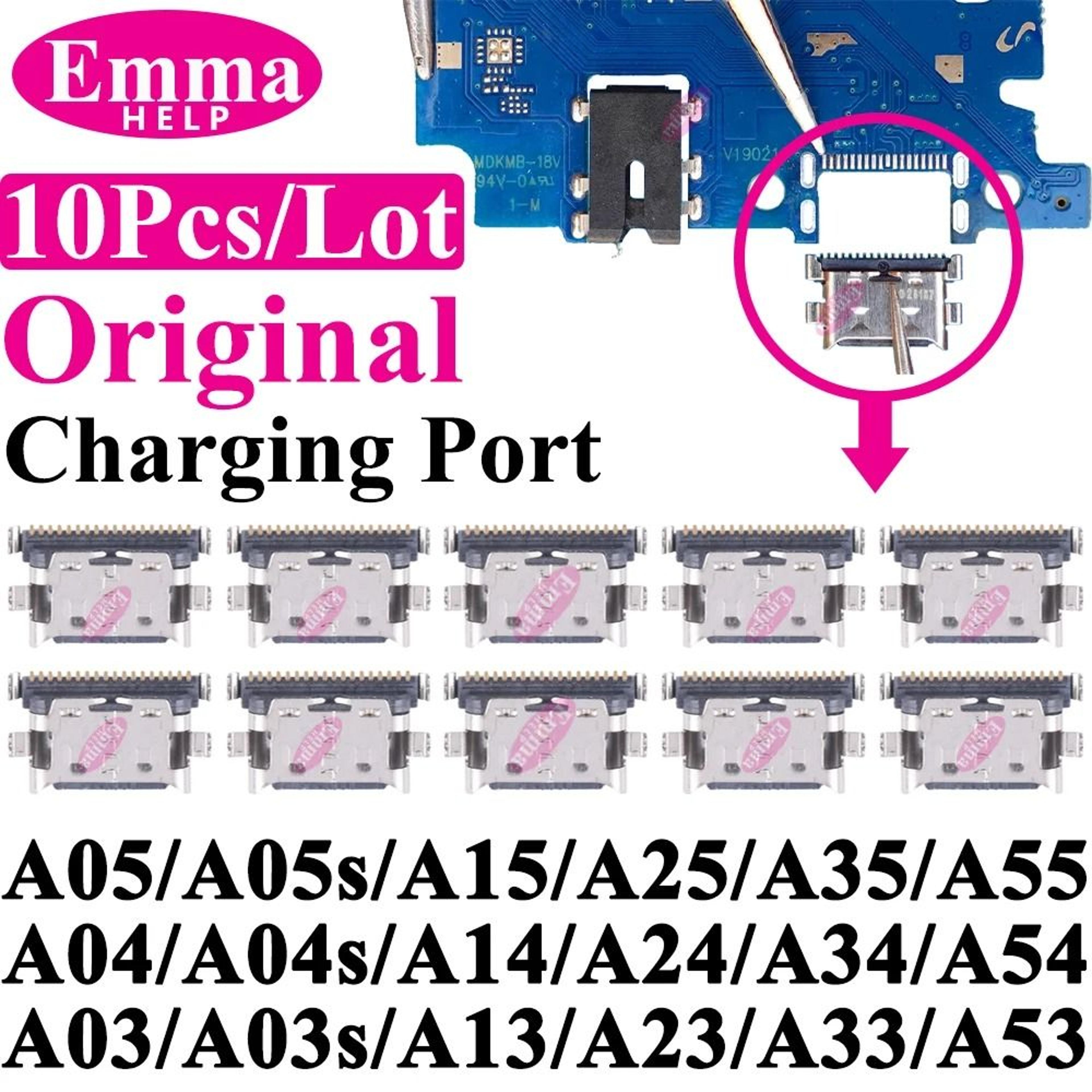 10-piece original usb charging port connector set for samsung galaxy a series