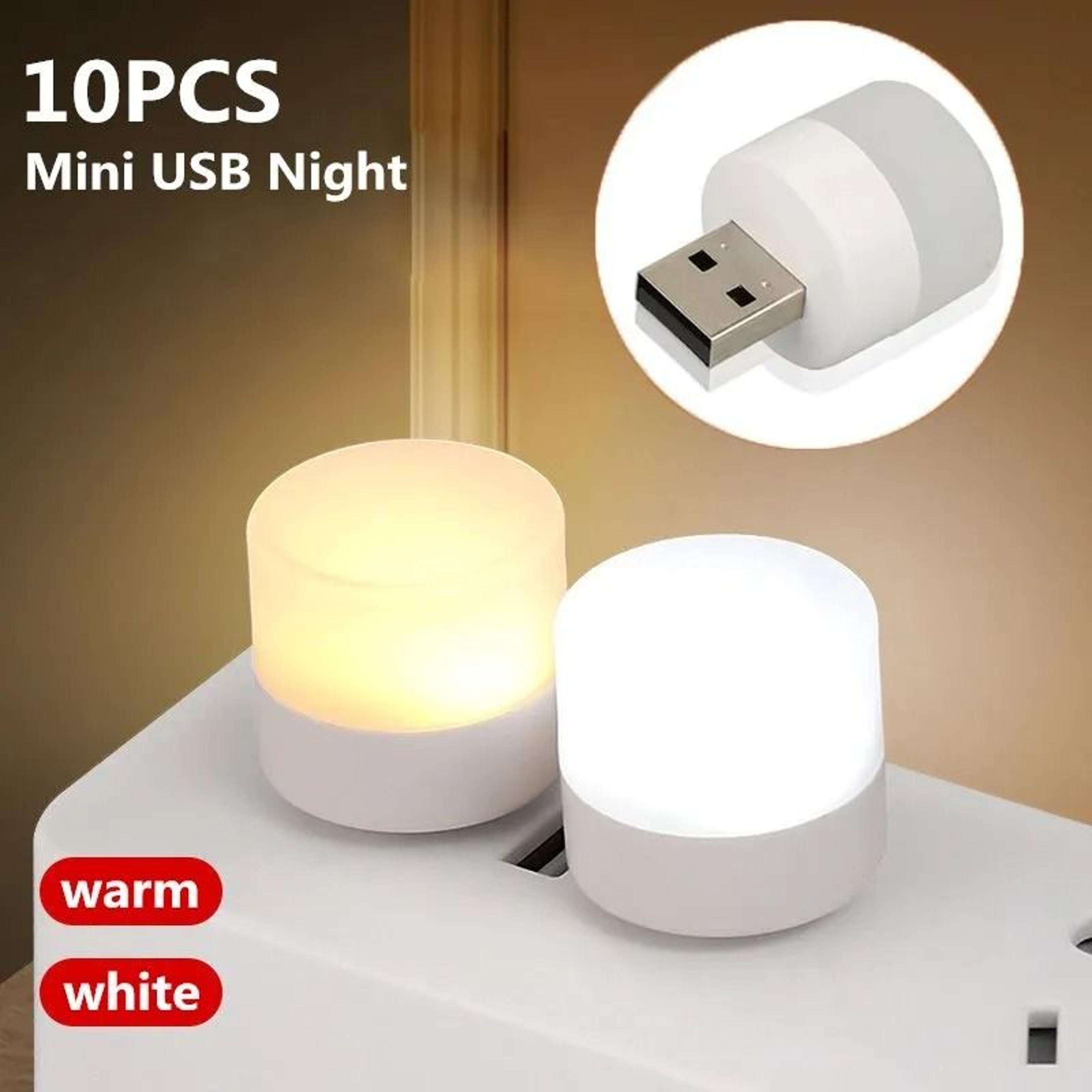 portable eye protection mini usb led night light – reading and charging lamp