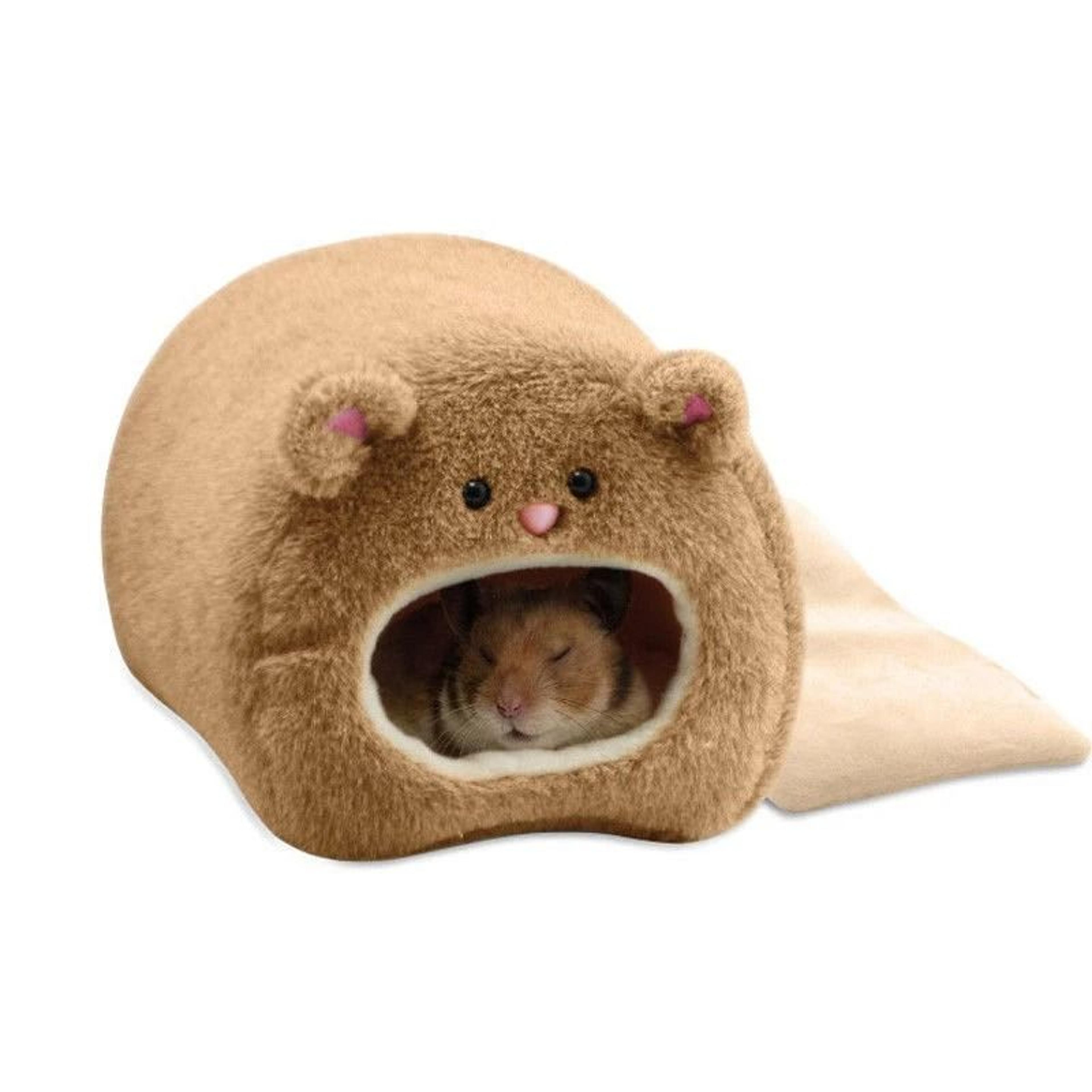 hamster soft warm bed and rat hammock – winter pet cage house hanging nest