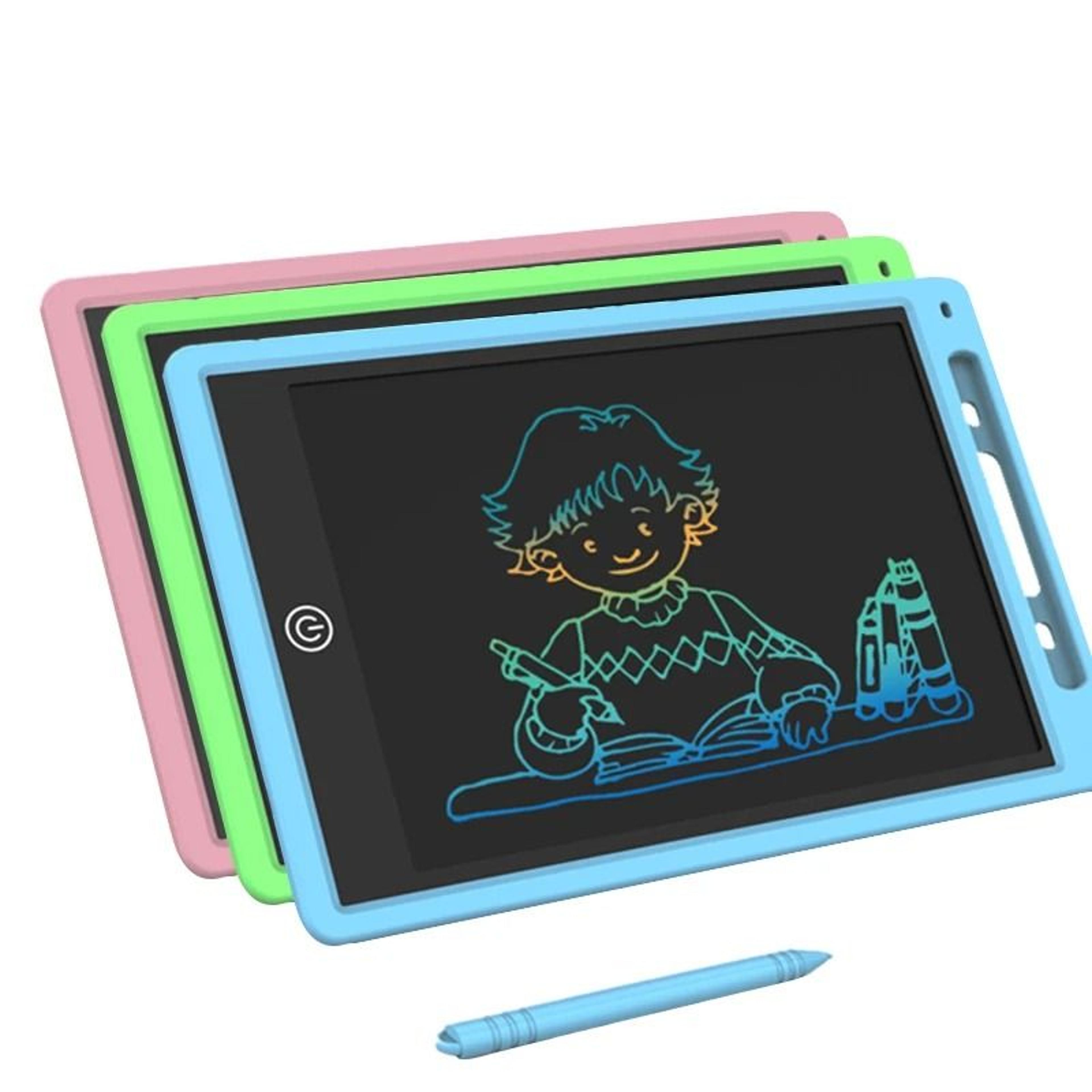 12-inch lcd writing tablet for kids – reusable educational drawing board