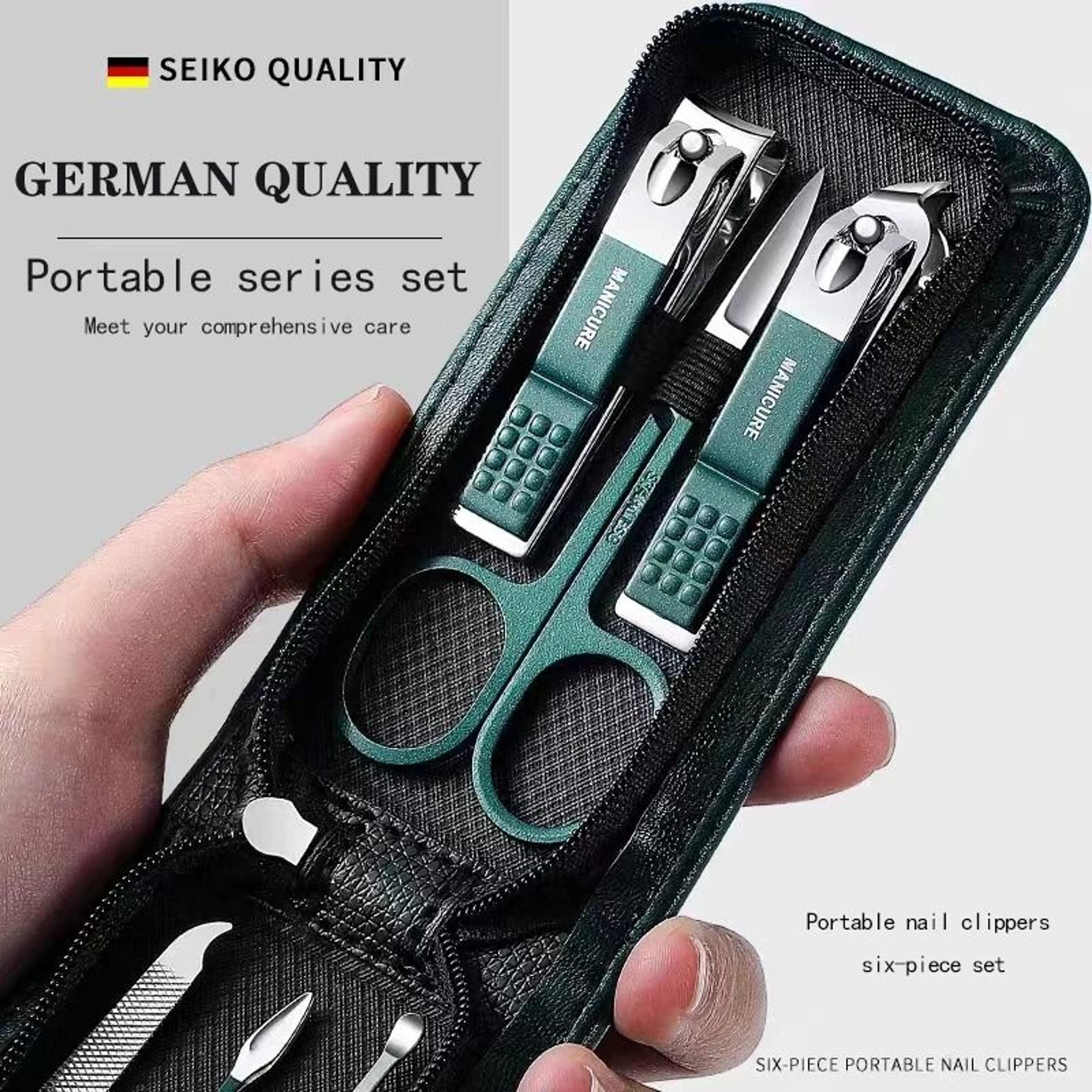 6-piece professional nail scissors set – high-end grooming & beauty kit