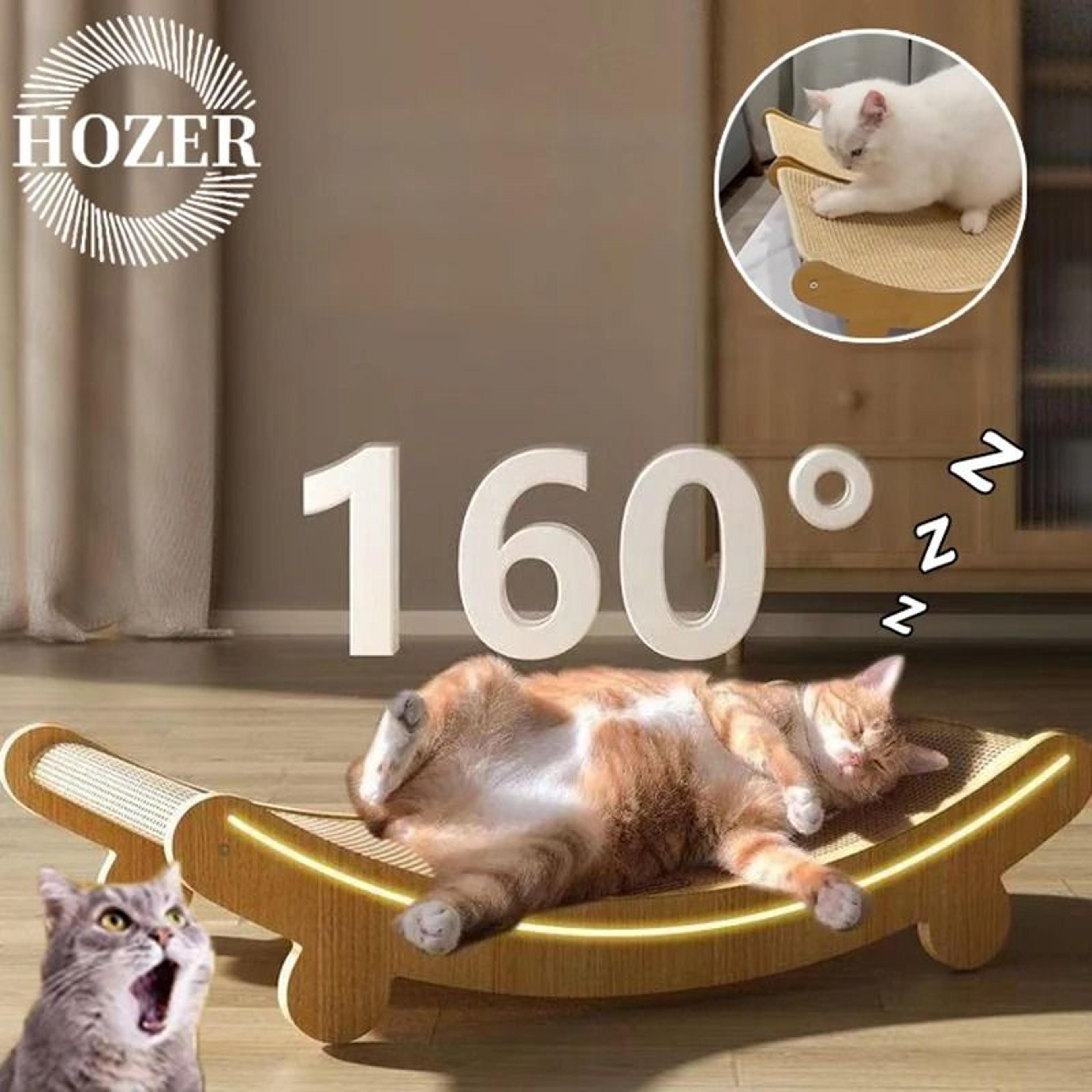cat scratching pad & detachable bed – wear-resistant multifunction cat toy