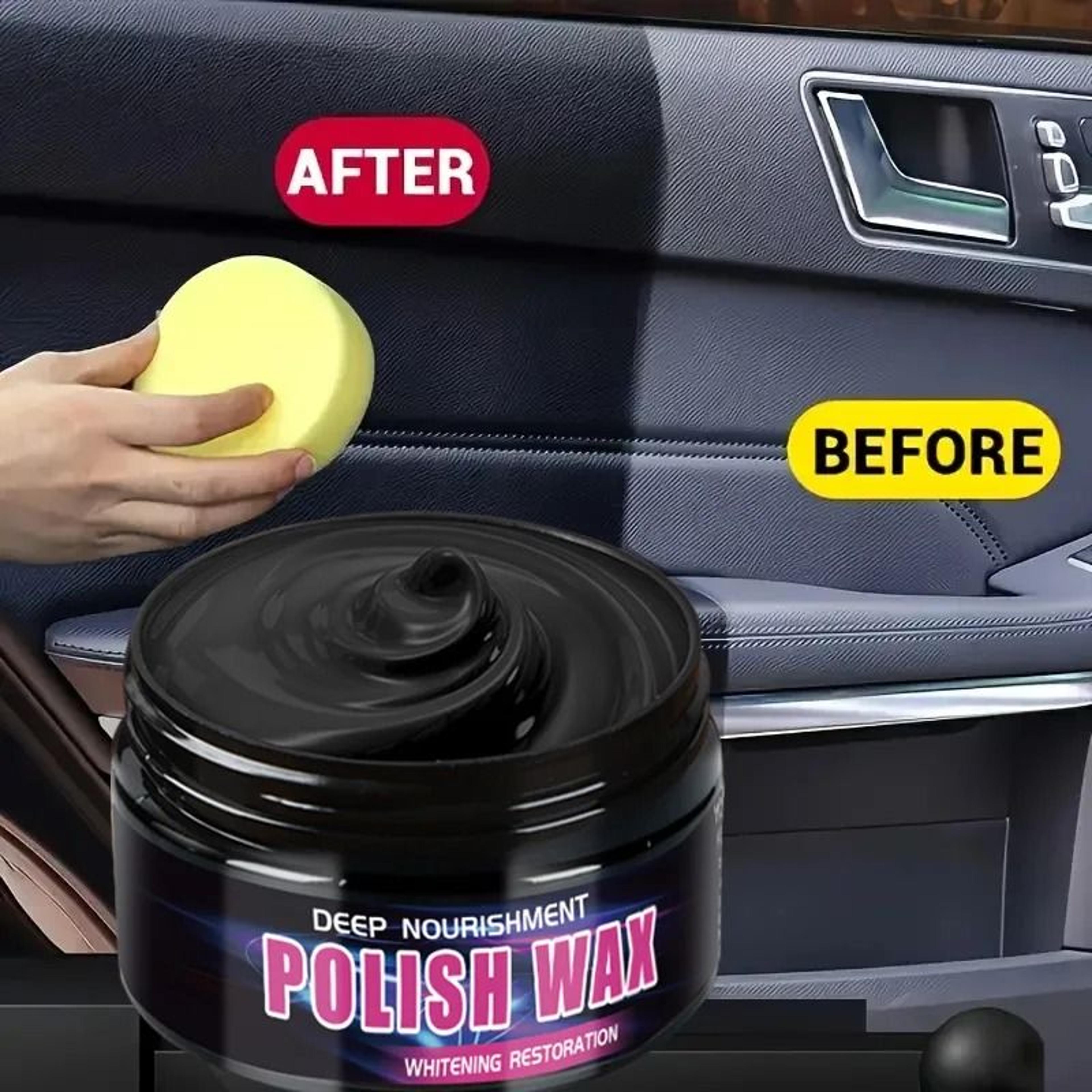 universal leather and plastic repair polishing wax automotive interior reconditioning cream