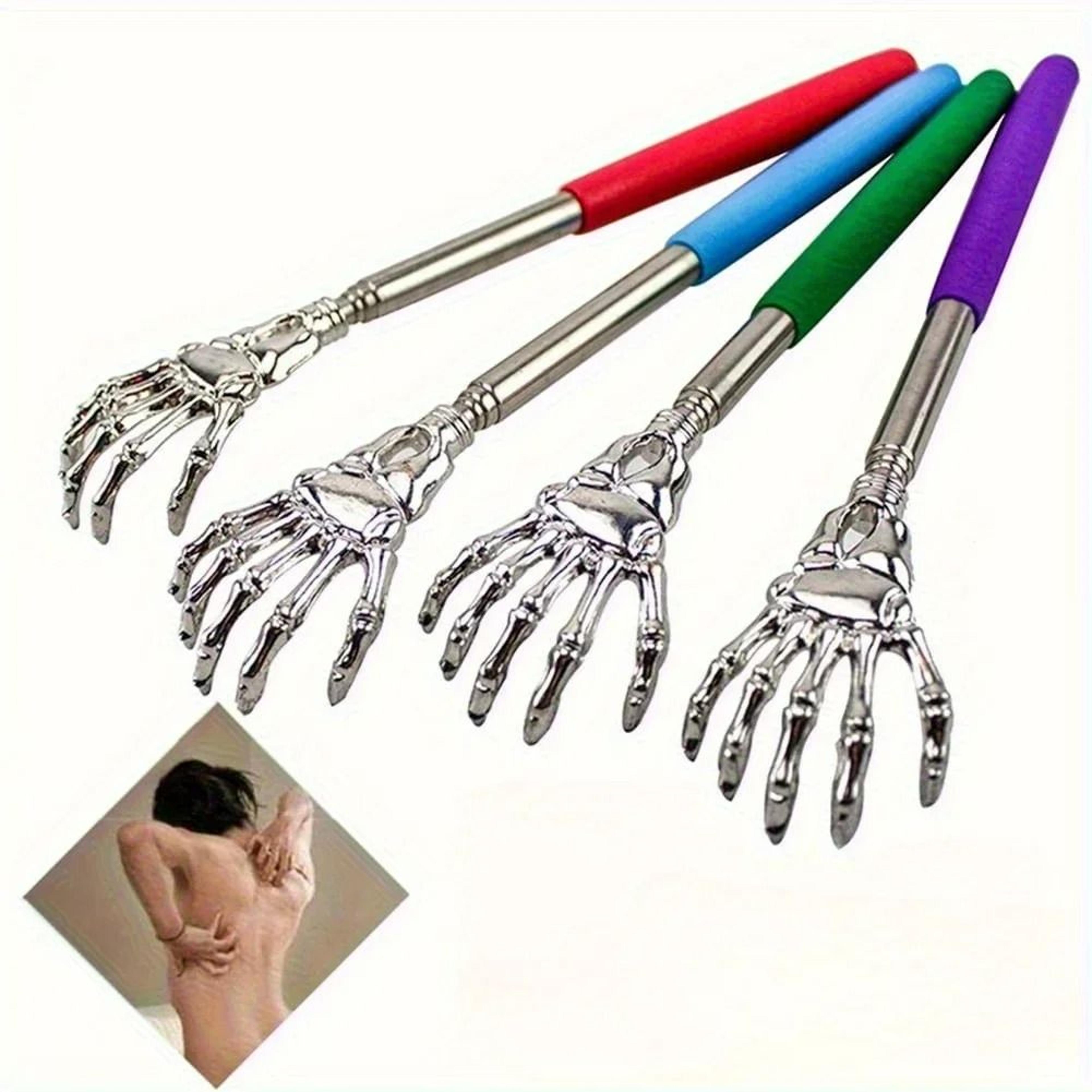 4 pcs stainless steel telescopic back scratcher