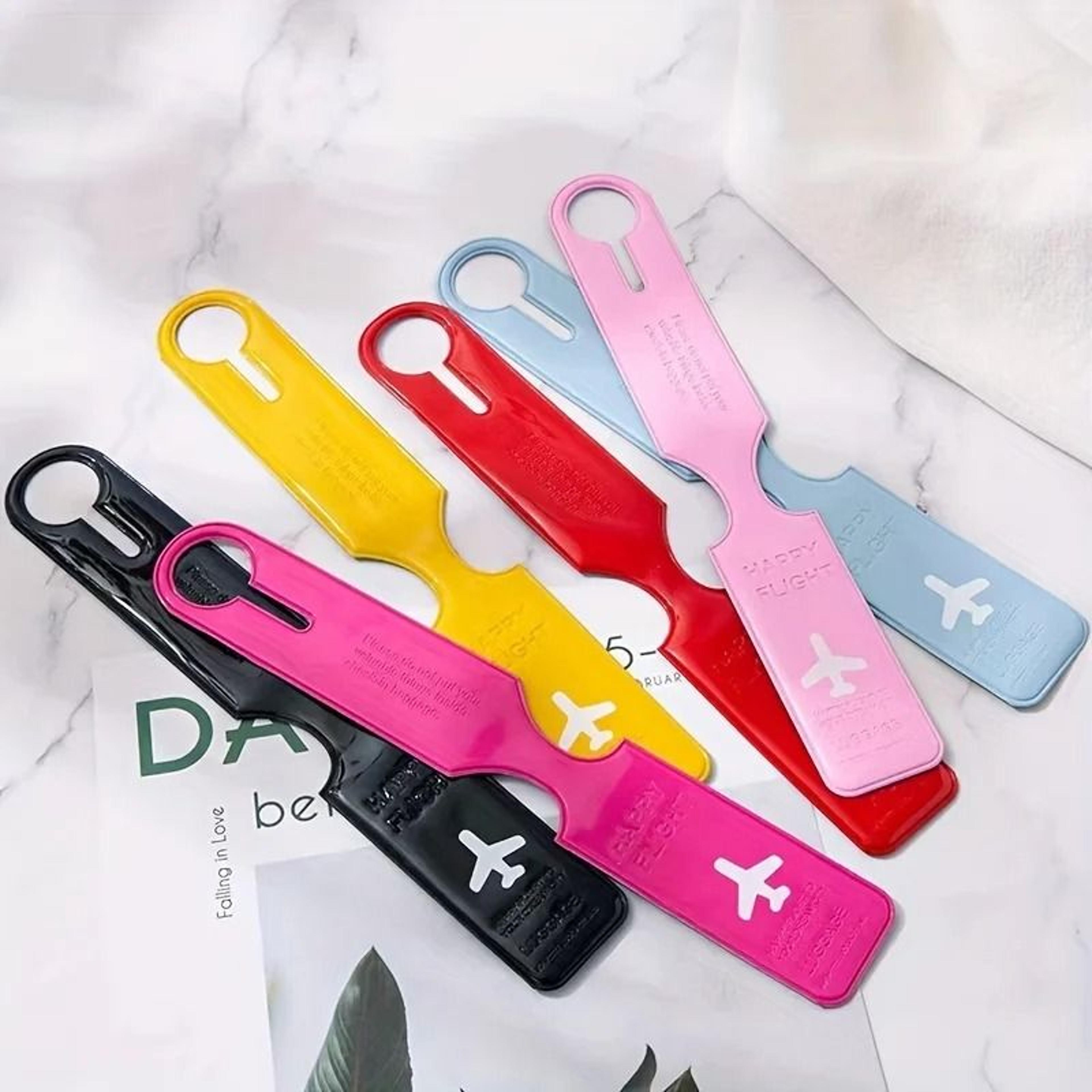 6pcs creative travel luggage tags
