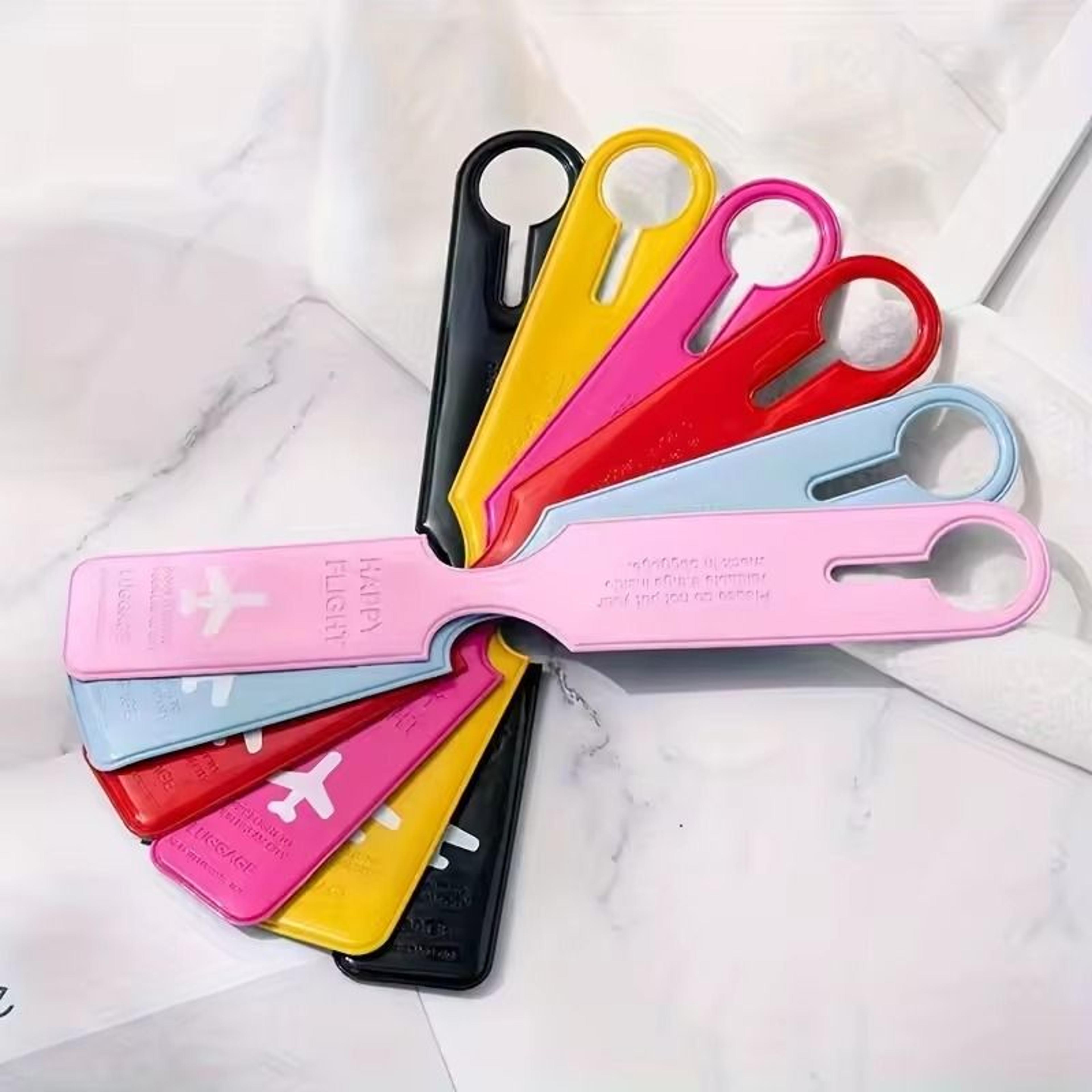 5pcs creative travel luggage tags