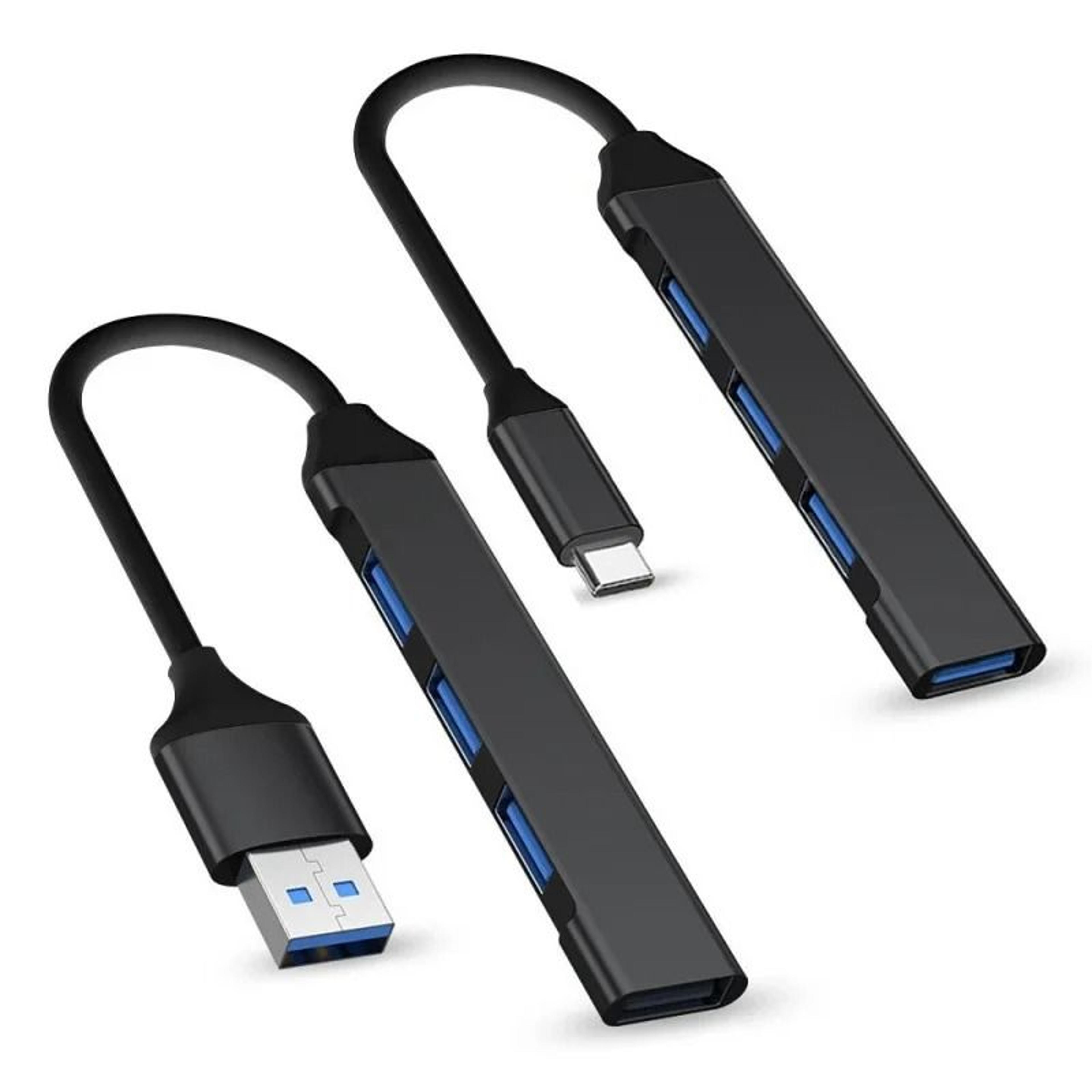 4-port multi-splitter usb hub & otg adapter