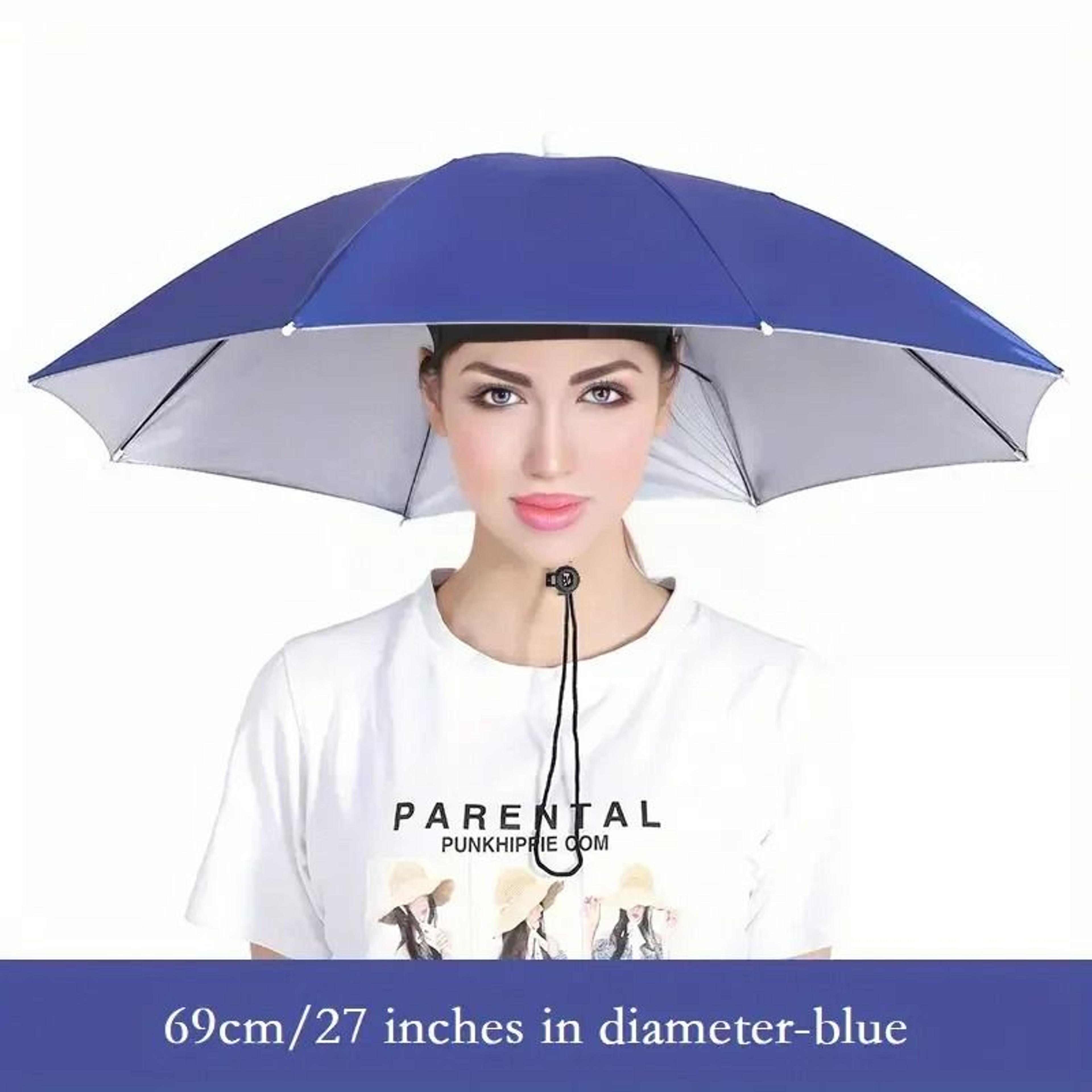 industrial-standard hands-free wearable sunscreen umbrella hat