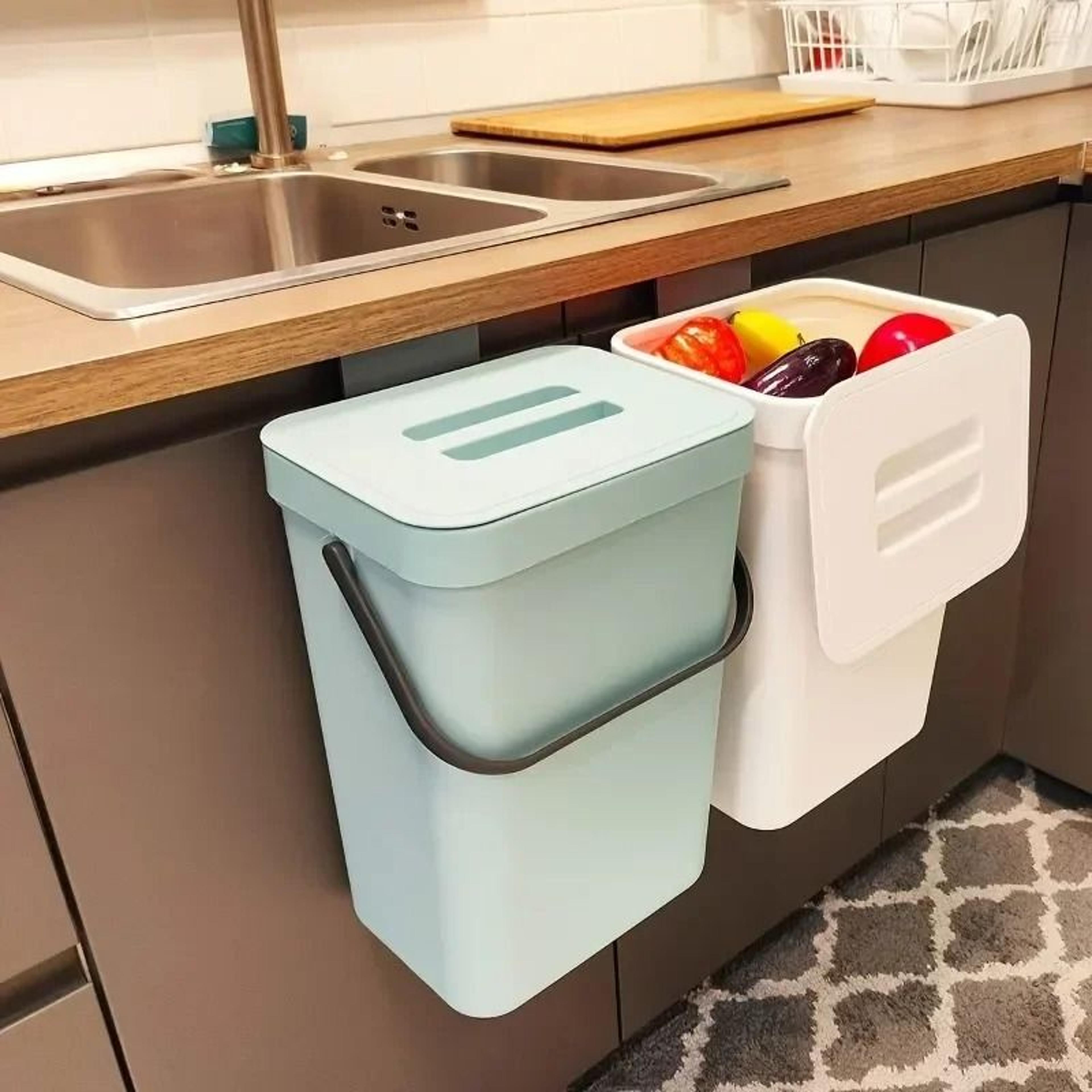 kitchen waste bin and small compost bin