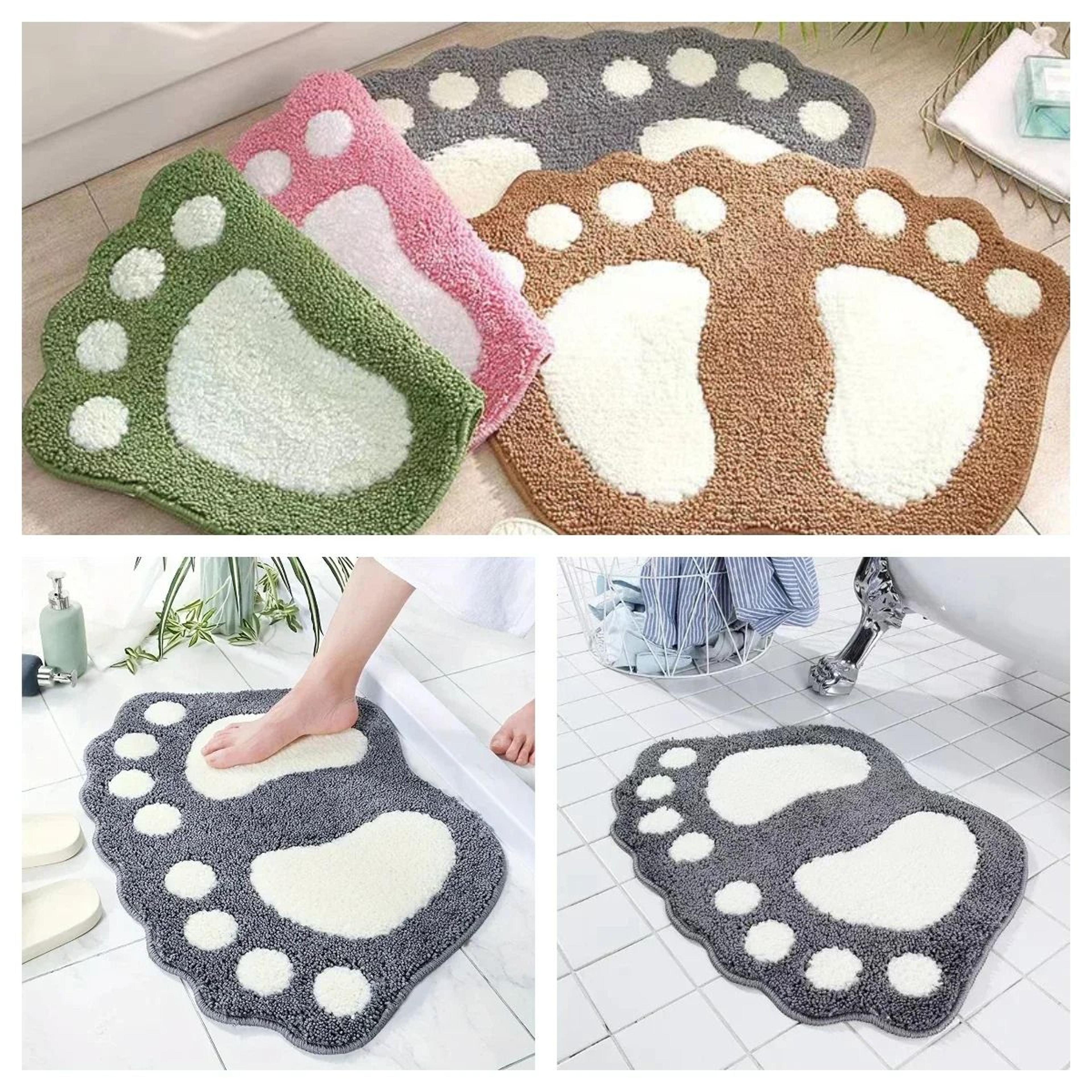 bath mat with anti-slip and ultra-fine fiber