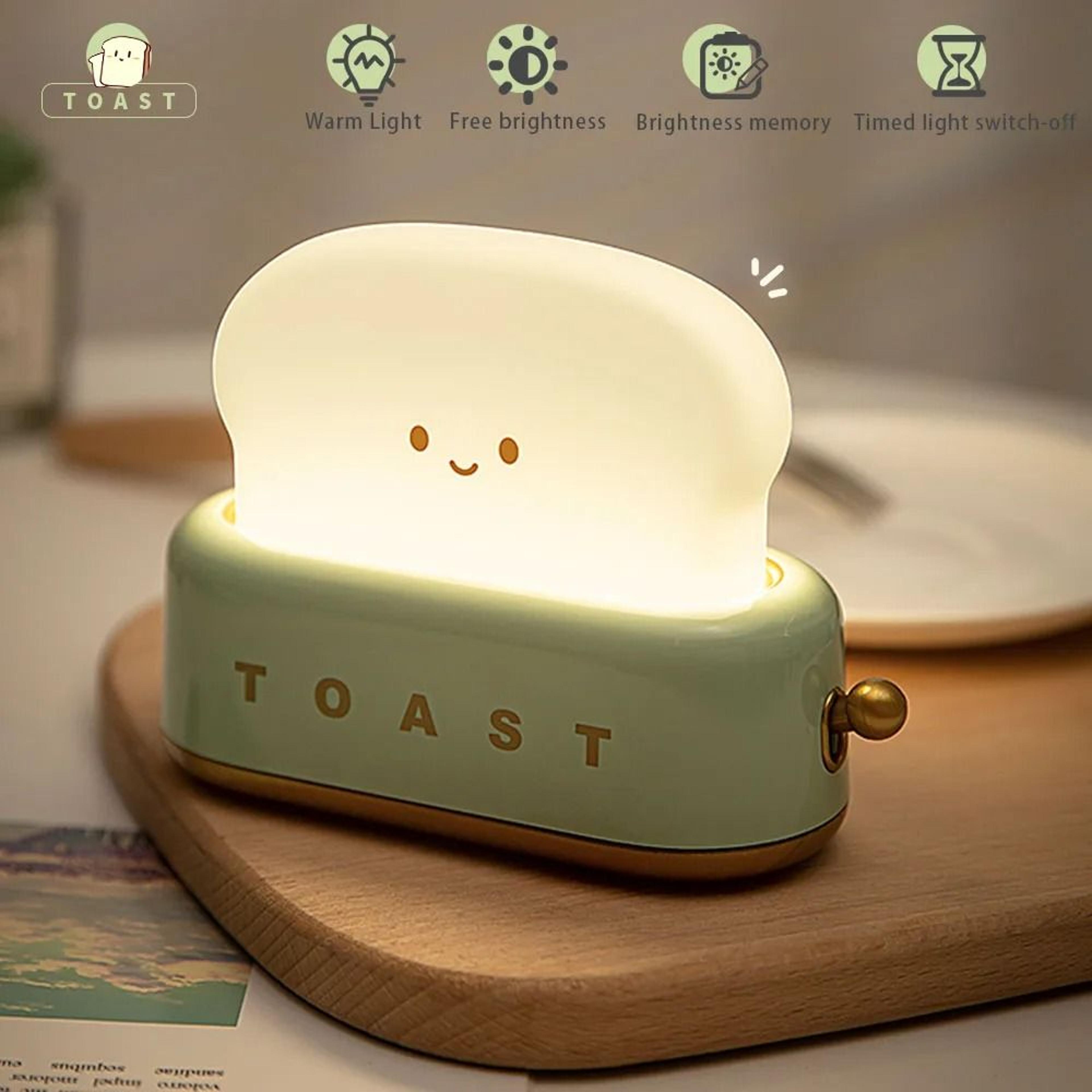 bandian bread toast cartoon led night light