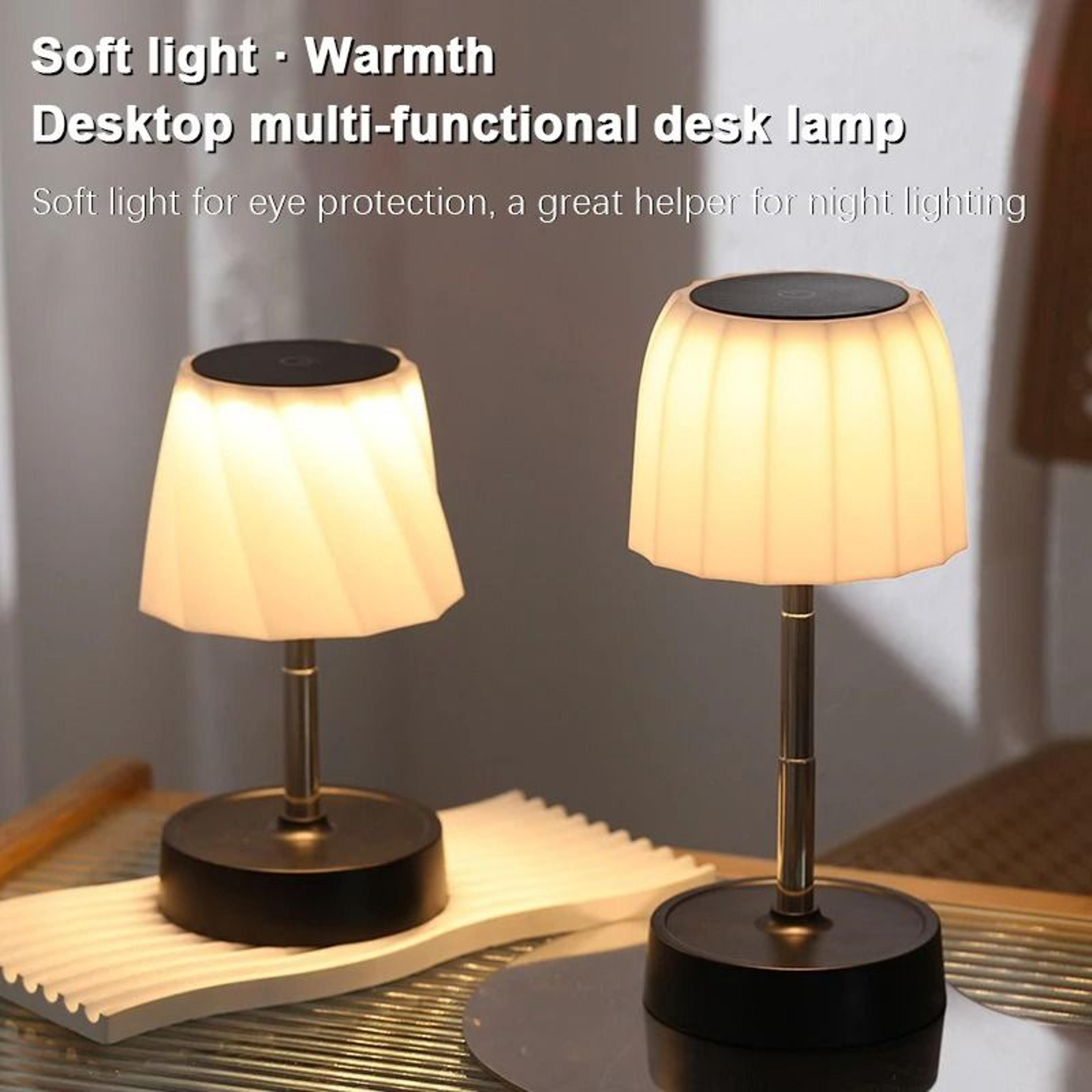 rechargeable telescopic wireless desktop lamp