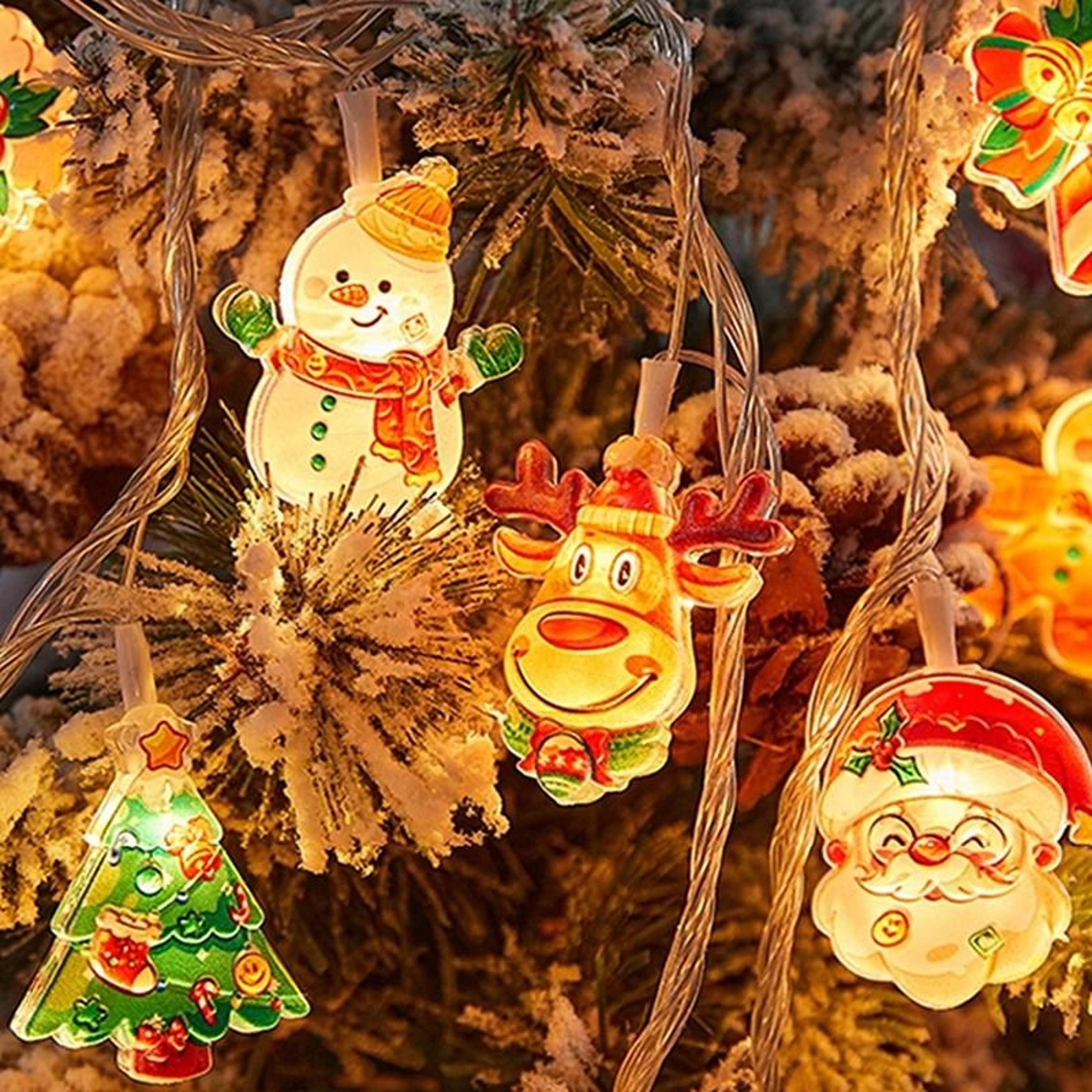 acrylic led festive curtain string lights