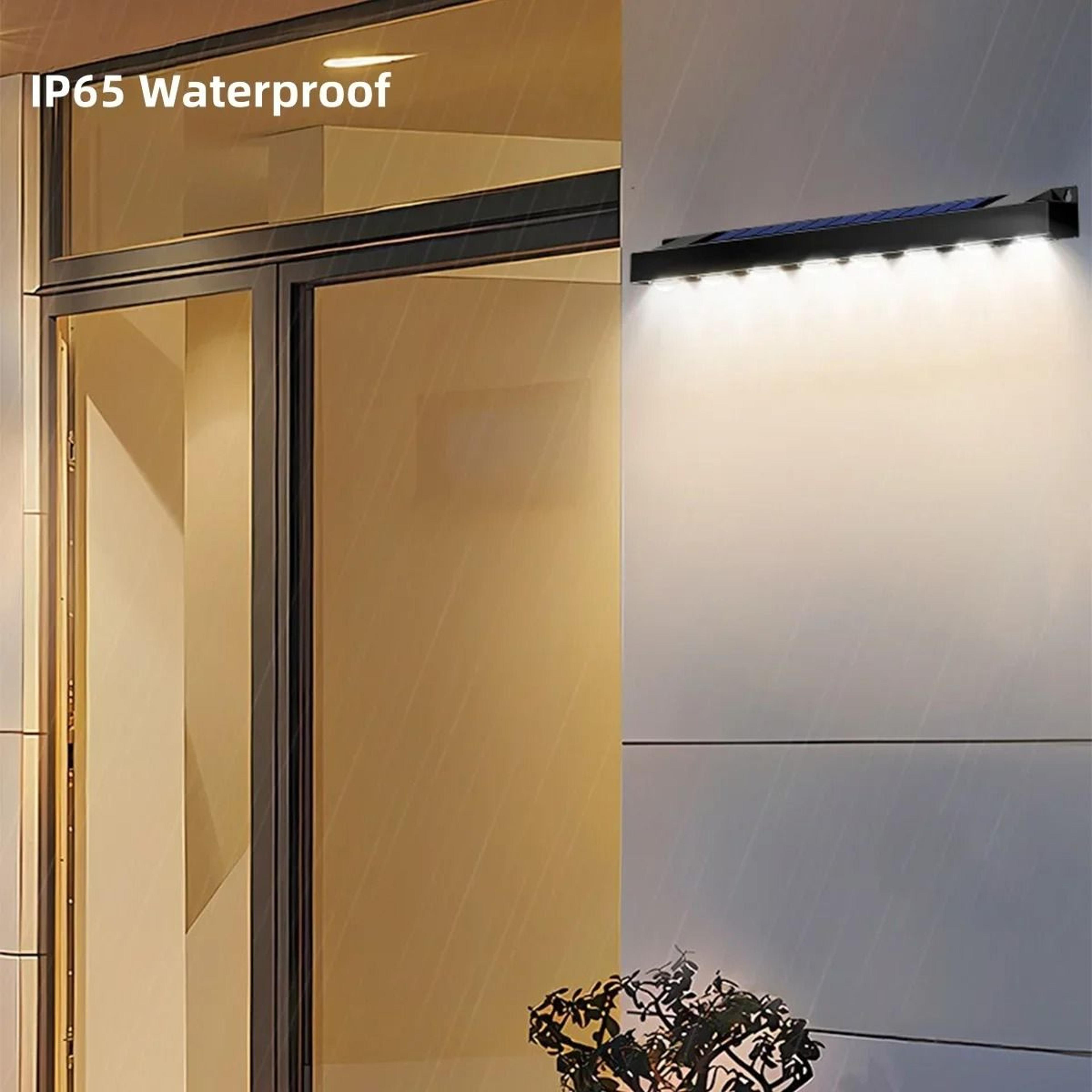 outdoor waterproof led solar wall light