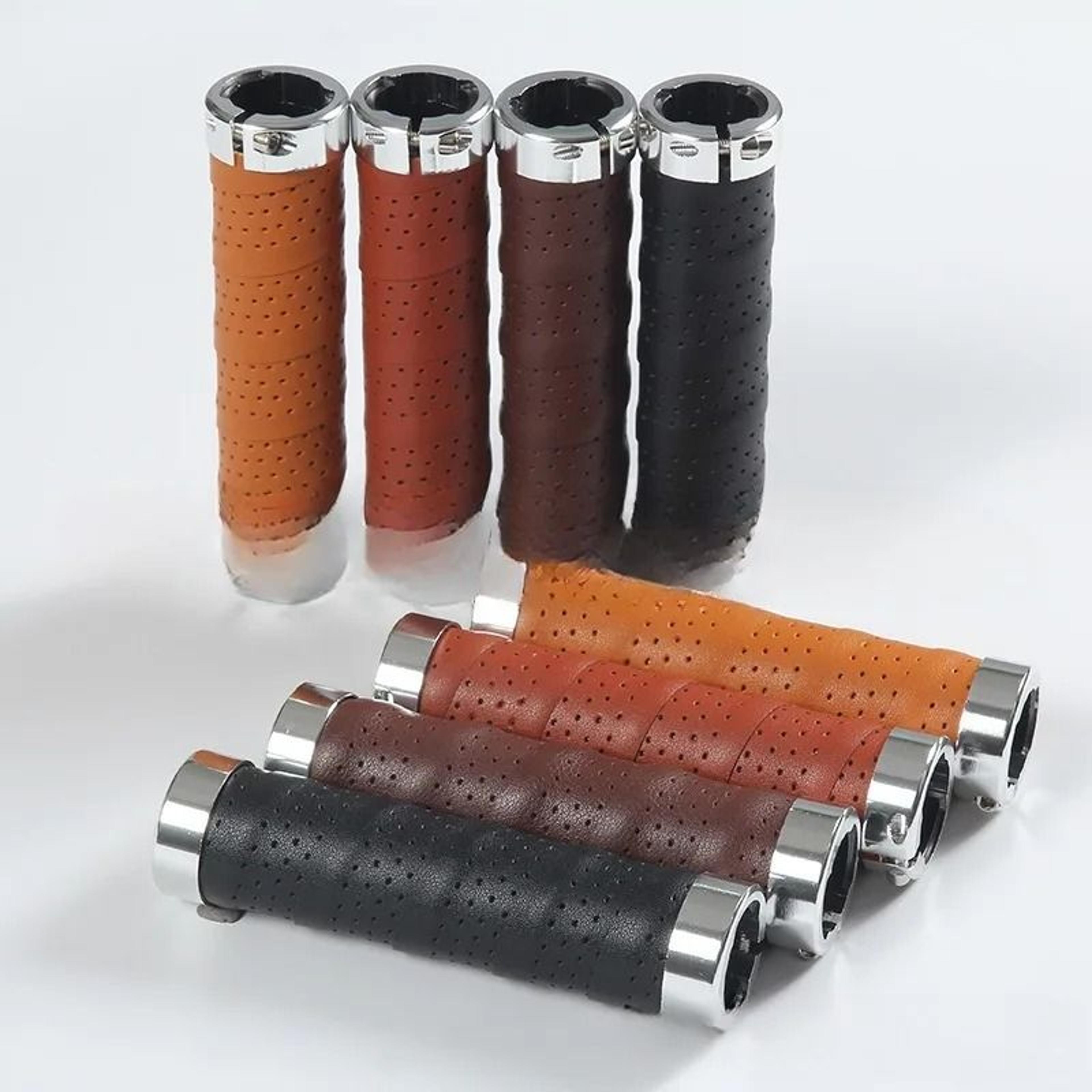 super fiber leather winding bicycle grips