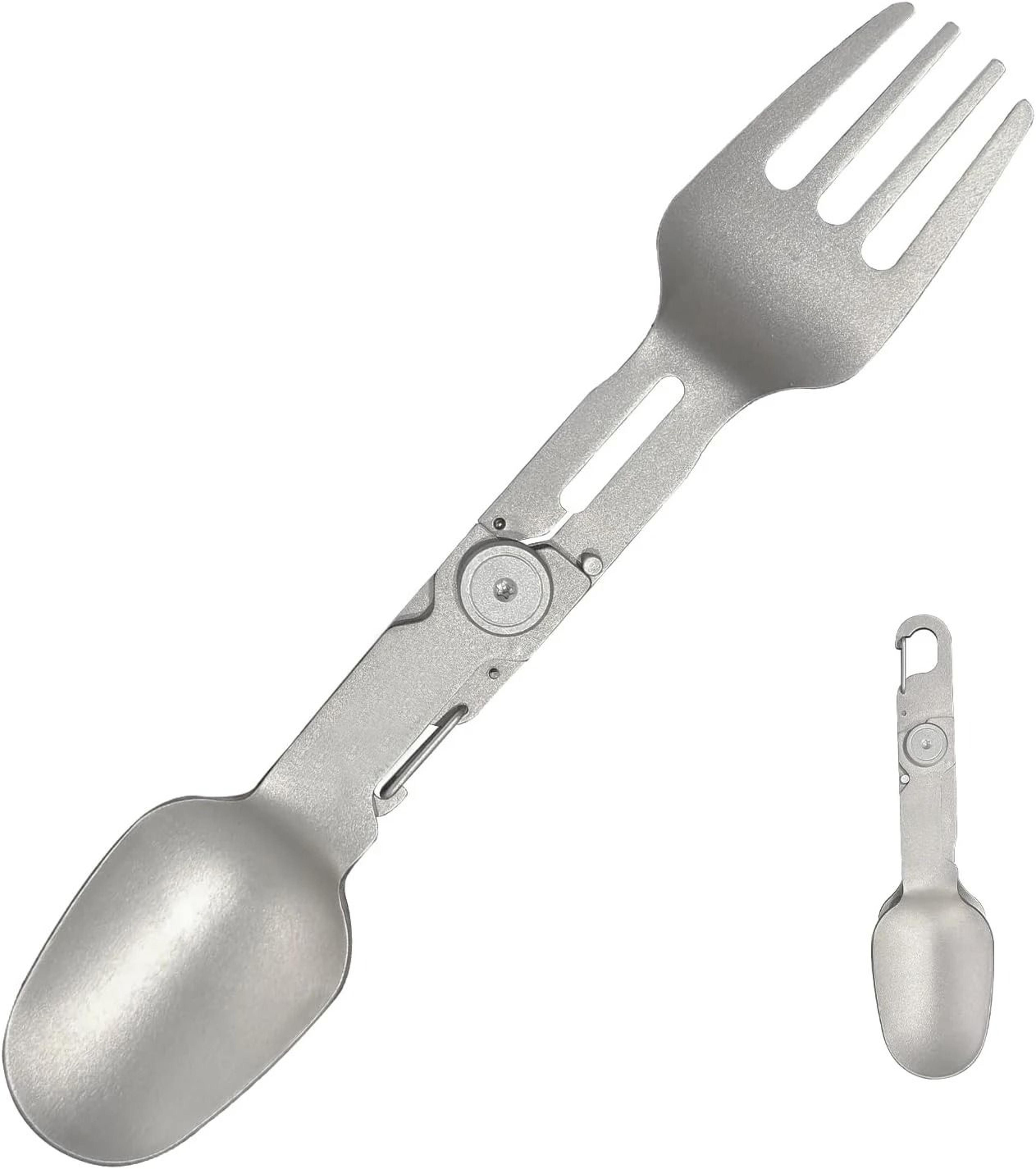 high-performance pure titanium folding tableware combo