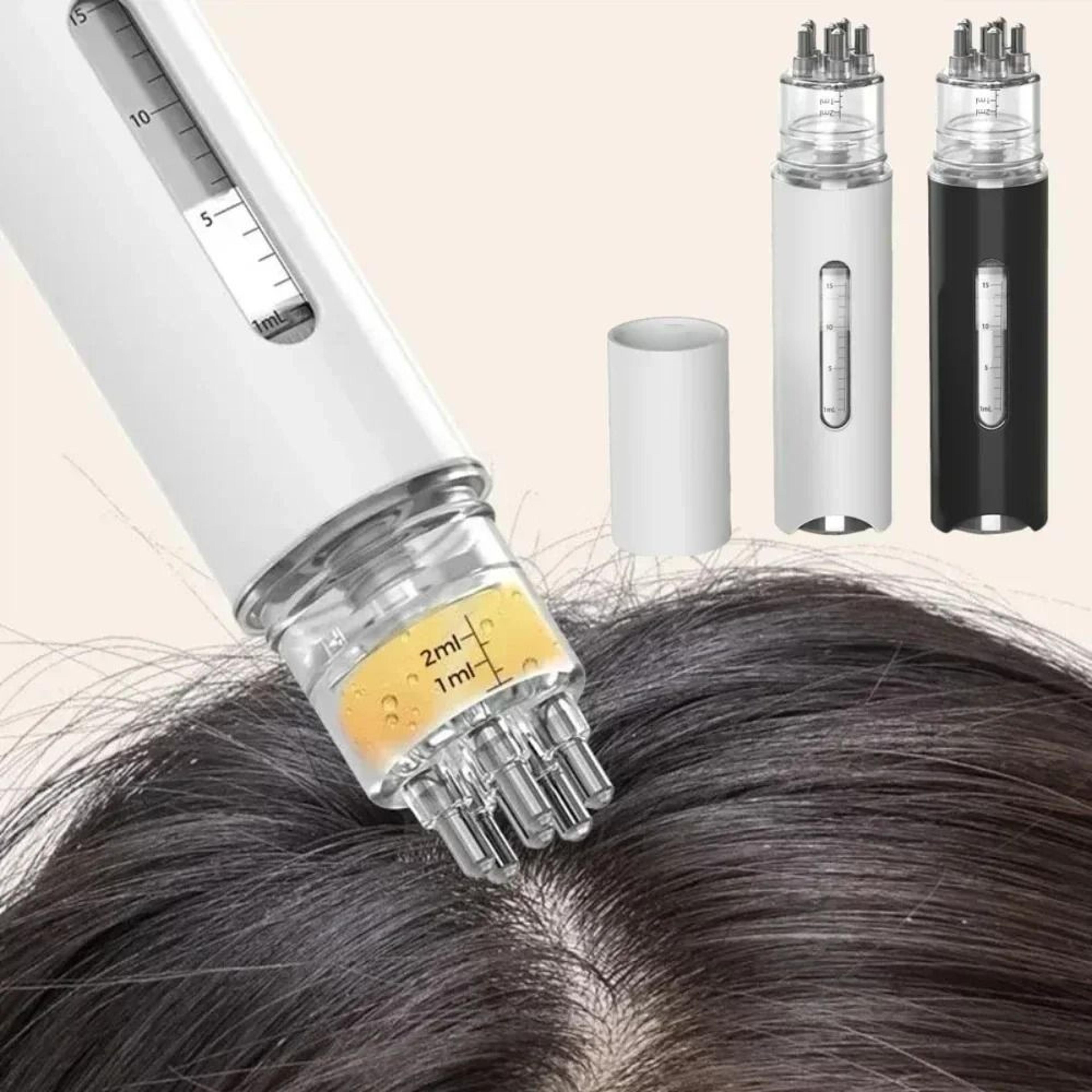 portable scalp applicator liquid comb massager