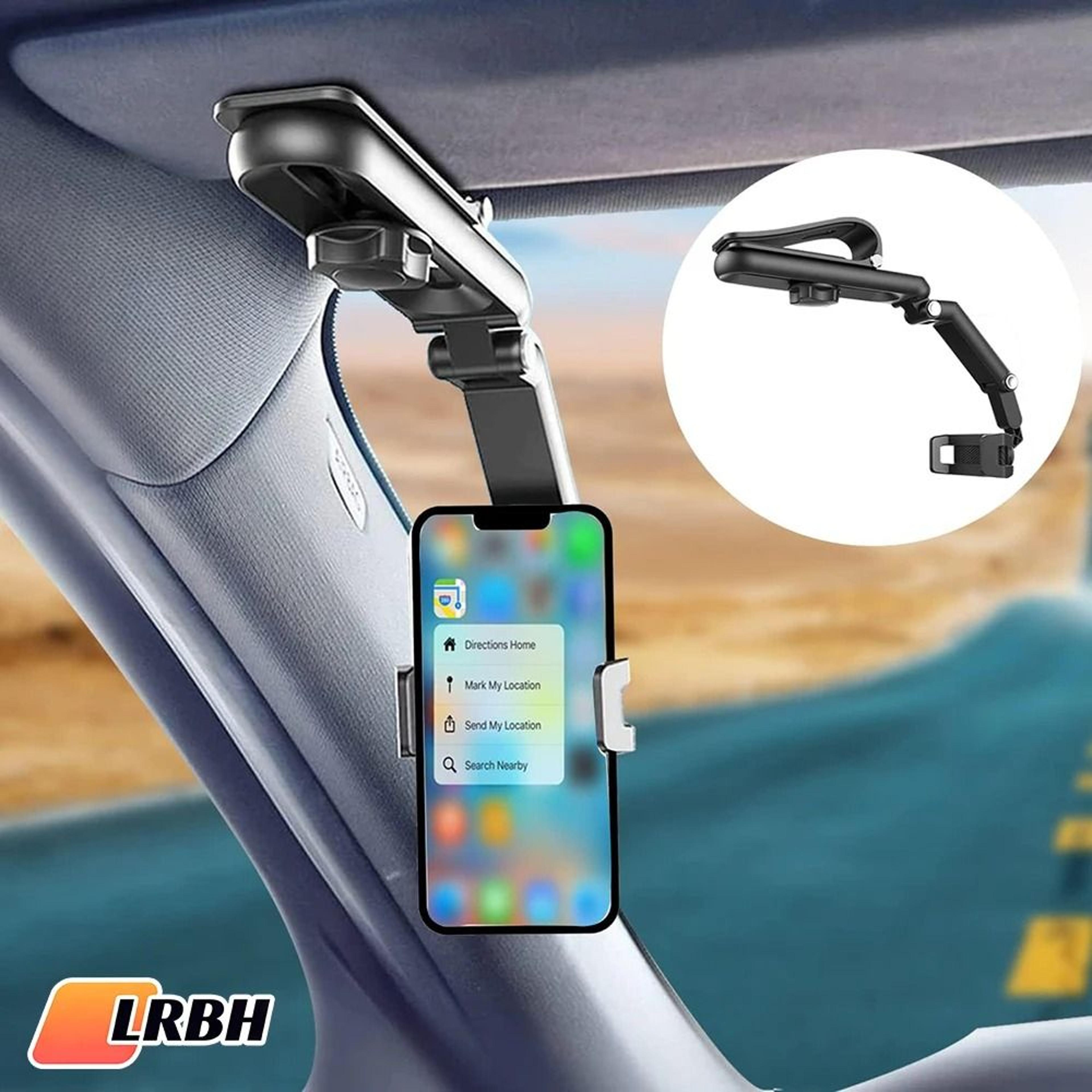 multifunctional 360° rotating sun visor phone holder